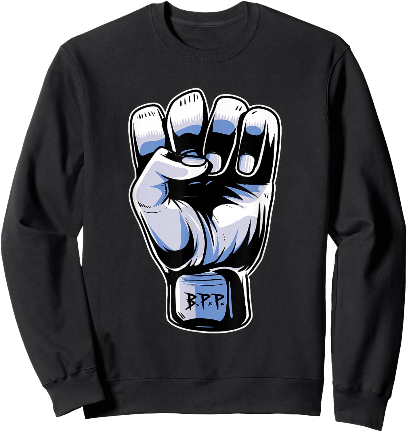 Black History Panther Party BPP 1966 Fist Pendant Vintage Sweatshirt - Sweatshirt | Black