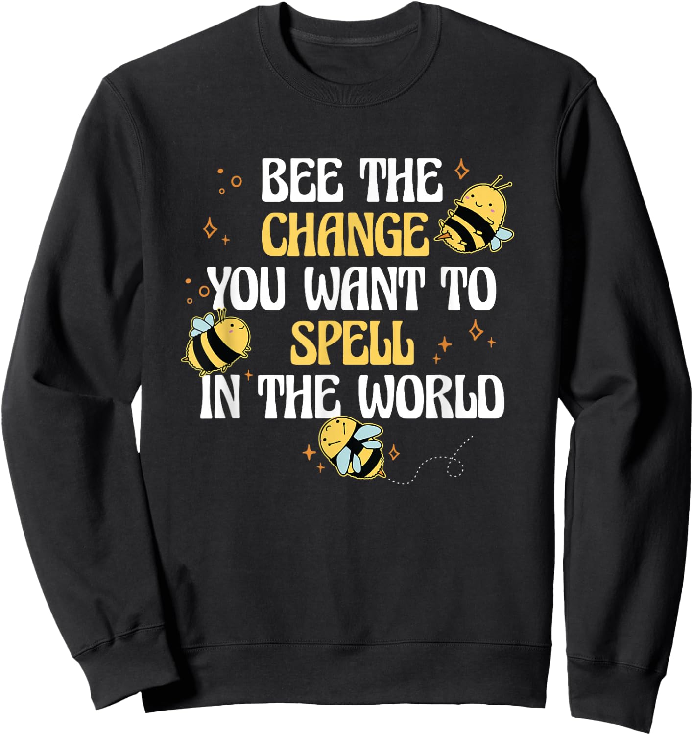 Spelling Bee Champion Competition Word Speller Spelling Bee Sweatshirt - Sweatshirt | Black