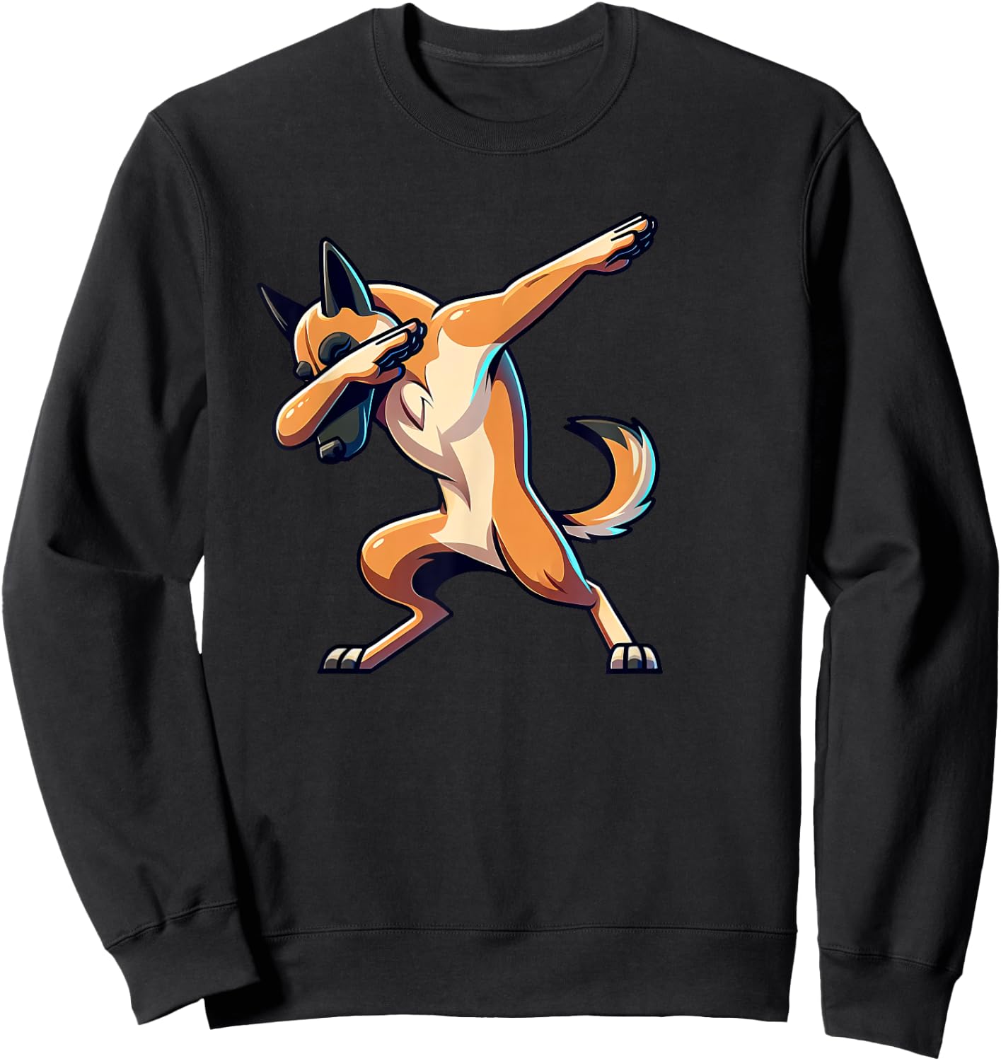 Malinois Belgian Funny Dog , Women, Kids Sweatshirt - Sweatshirt | Black