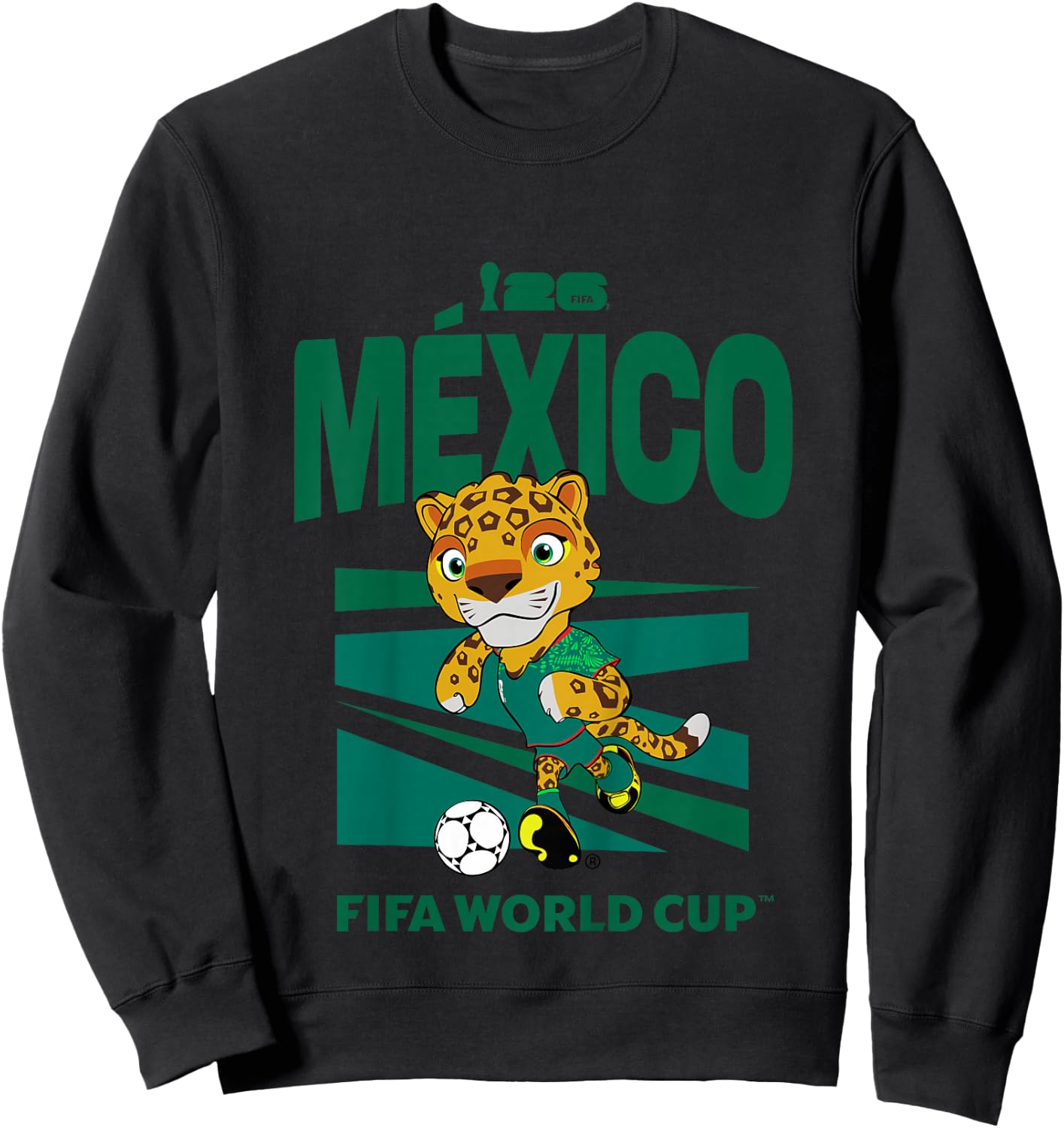 Enfant FIFA World CUP26 Mexico Balle de Mascotte Sweatshirt - Sweatshirt | Black