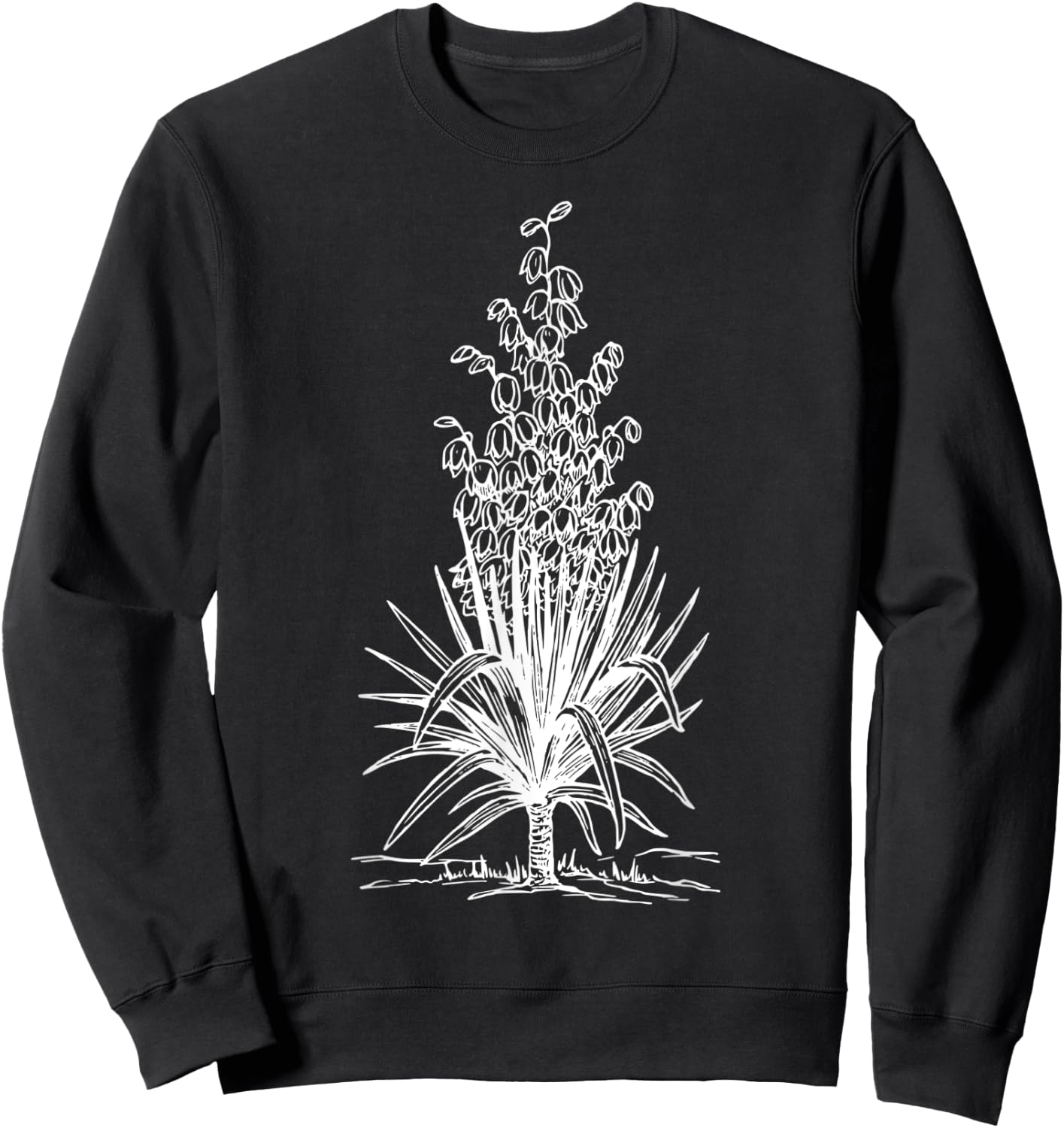 Yucca Plant Botanist Sweatshirt - Sweatshirt | Black