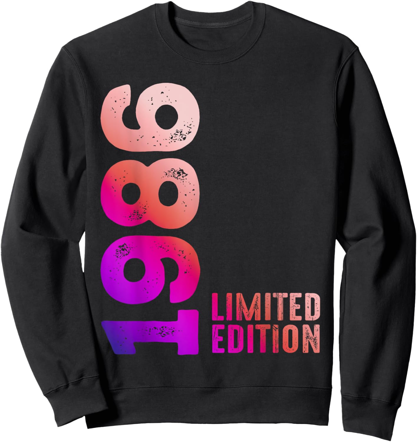 1986 Limited Edition 1986 Birthday Gift Sweatshirt - Sweatshirt | Black