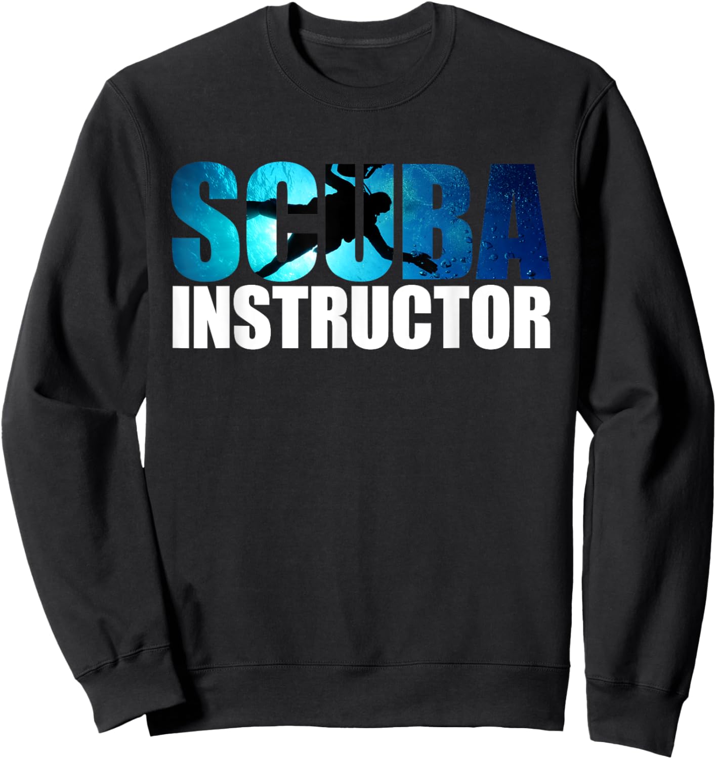Scuba Diving Instructor for Dive Addicts Sweatshirt - Sweatshirt | Black