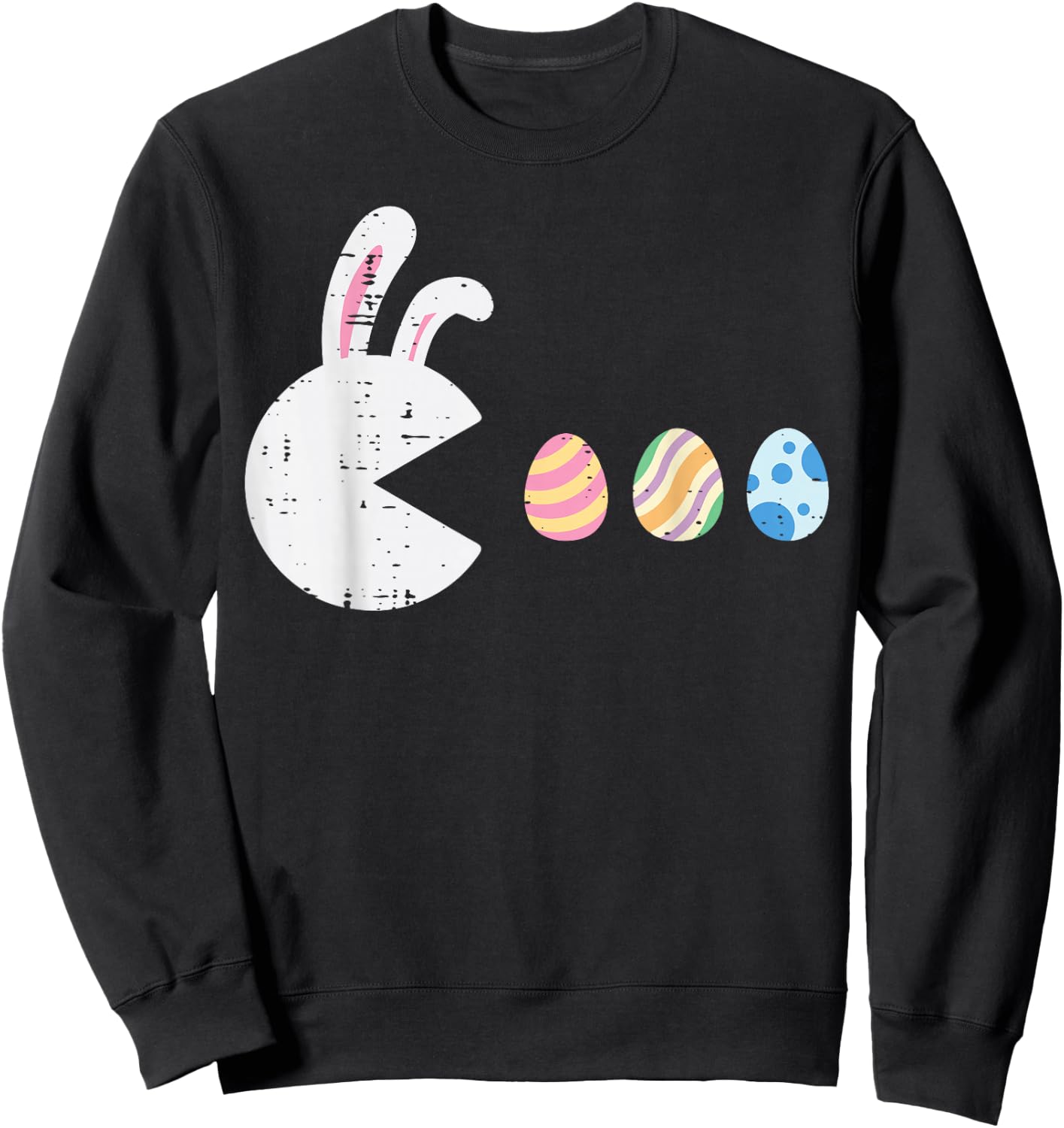 Easter Video Game Eating Eggs Gaming Men Boys Kids Youth Sweatshirt - Sweatshirt | Black