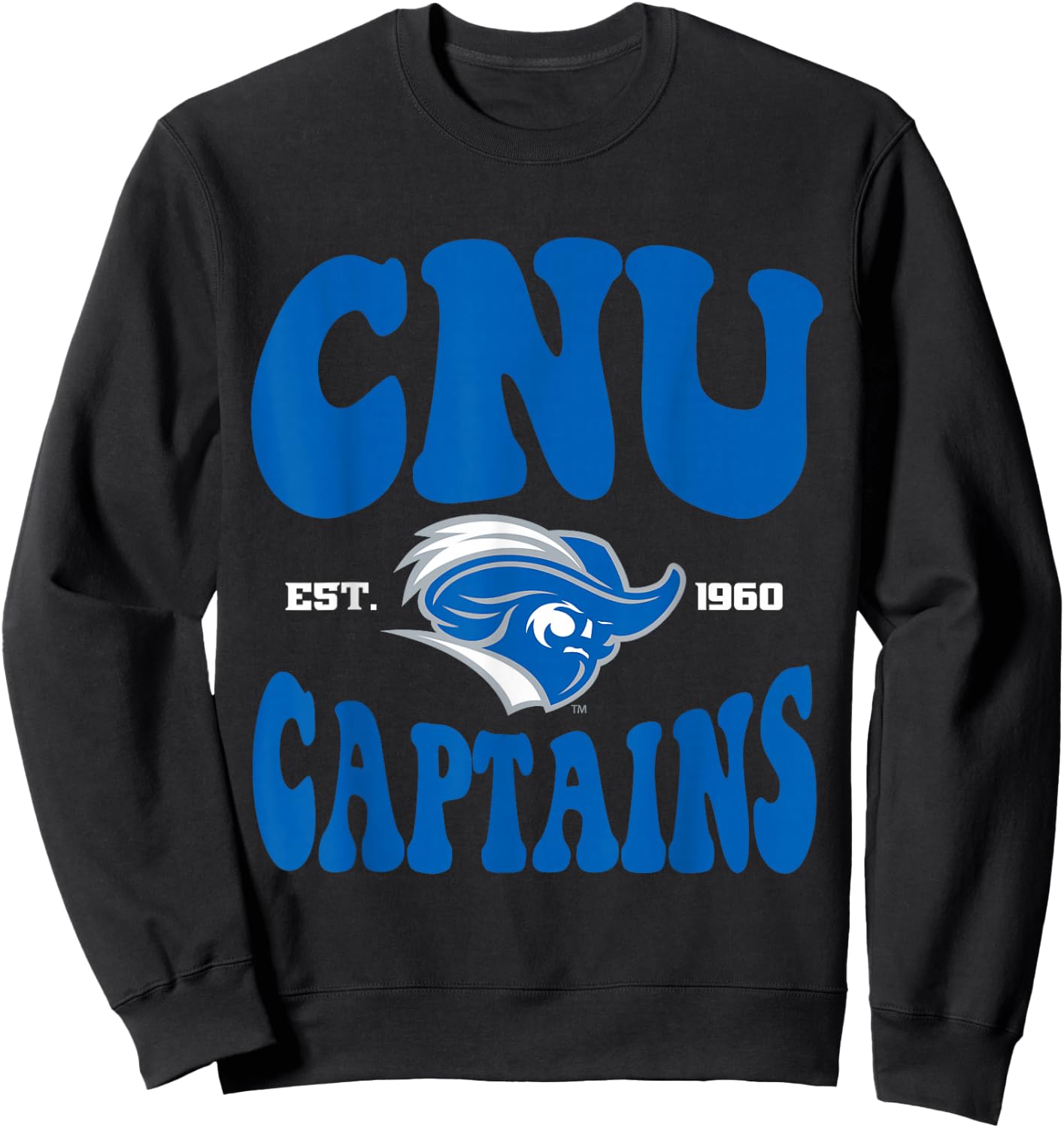 Christopher Newport Captains | Official NCAA | NCAFCNU04 Sweatshirt - Sweatshirt | Black