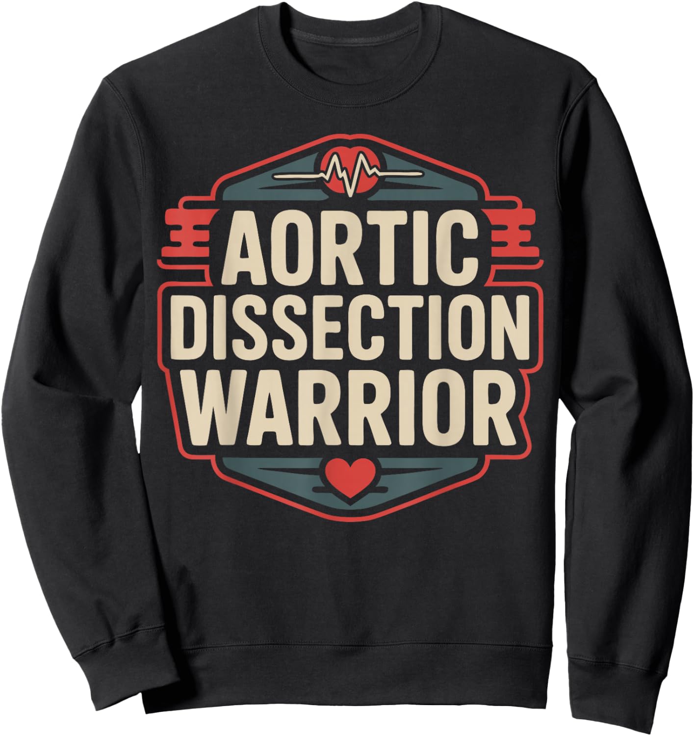 Aortic Dissection Surgery Sweatshirt - Sweatshirt | Black