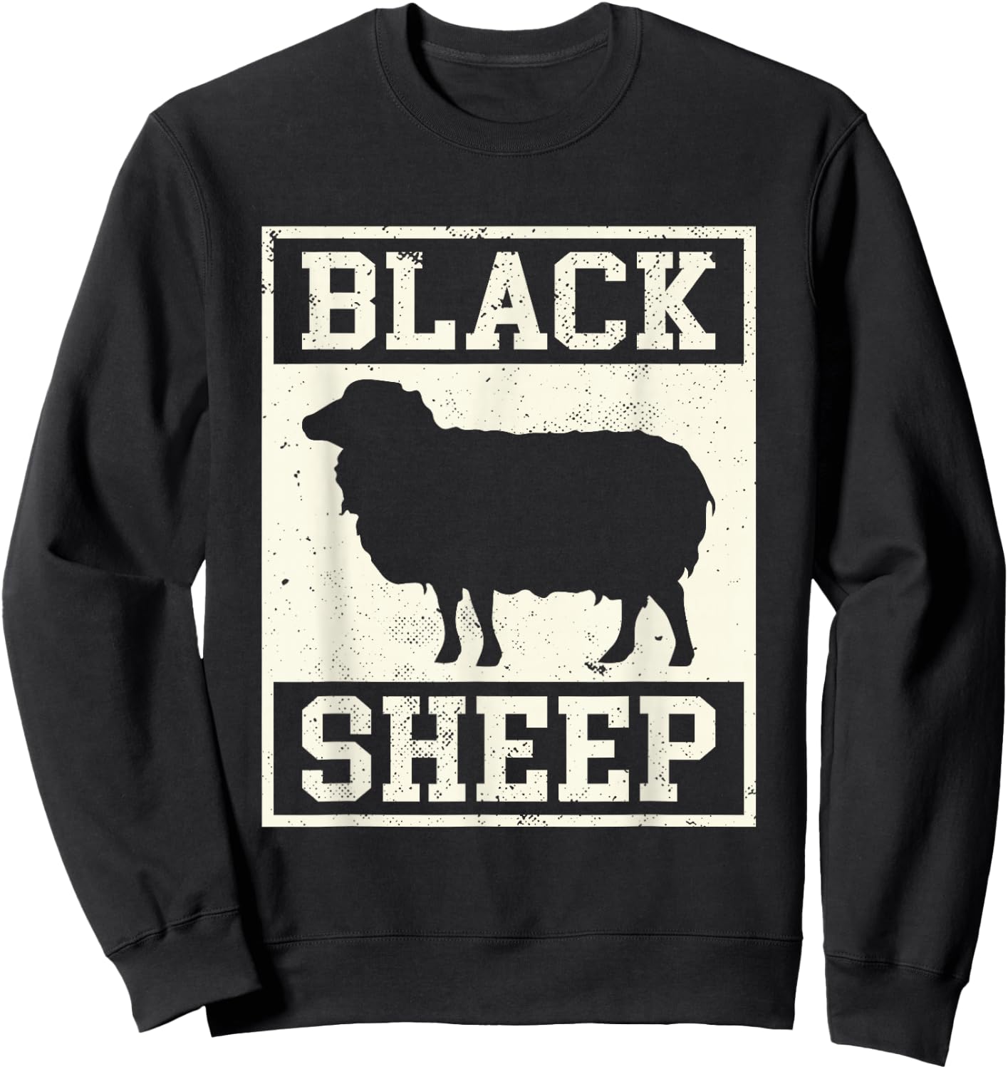 Black Sheep | Outsider Different | Be Yourself Sweatshirt - Sweatshirt | Black