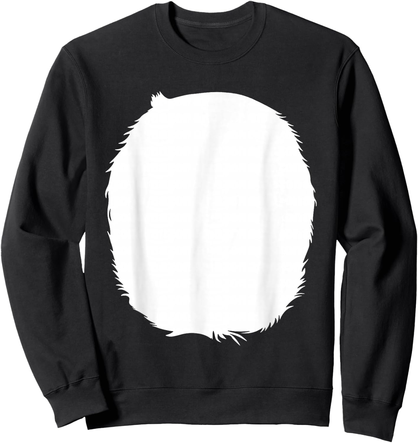 Panda Belly Costume Cute Bear Panda Animal Costume Sweatshirt - Sweatshirt | Black