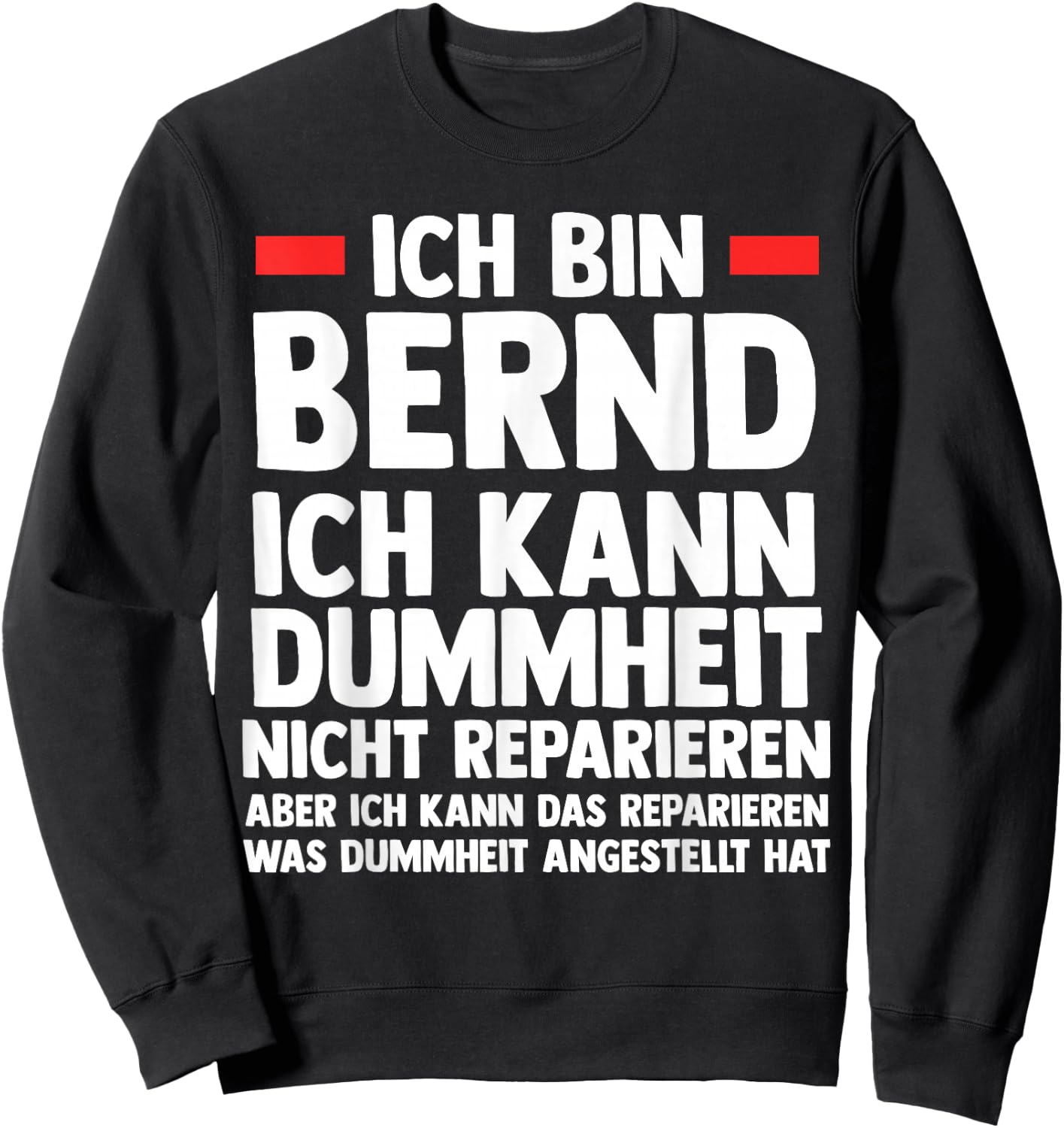 Bernd Sweatshirt - Sweatshirt | Black