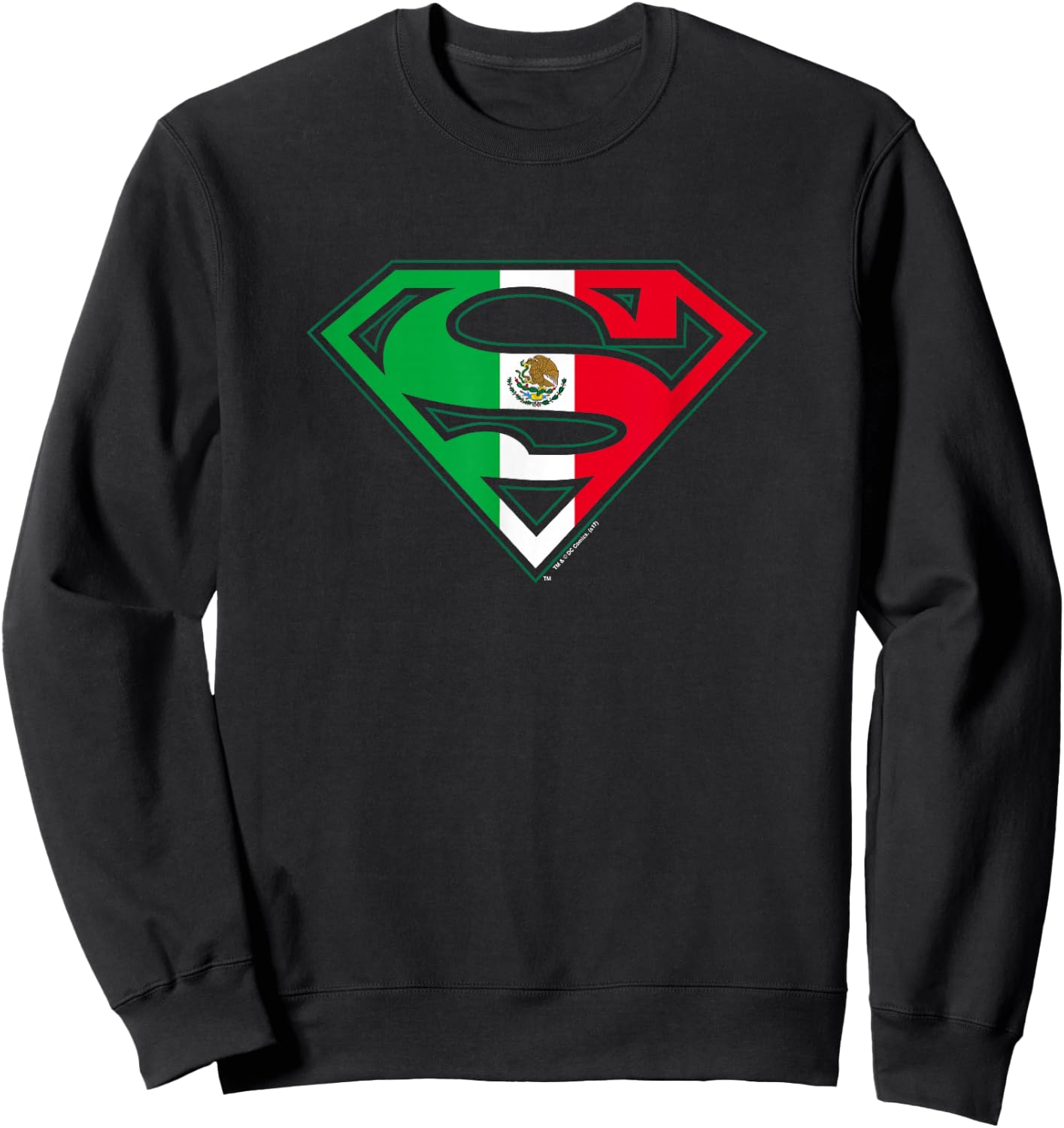 Superman Mexican Shield Sweatshirt - Sweatshirt | Black