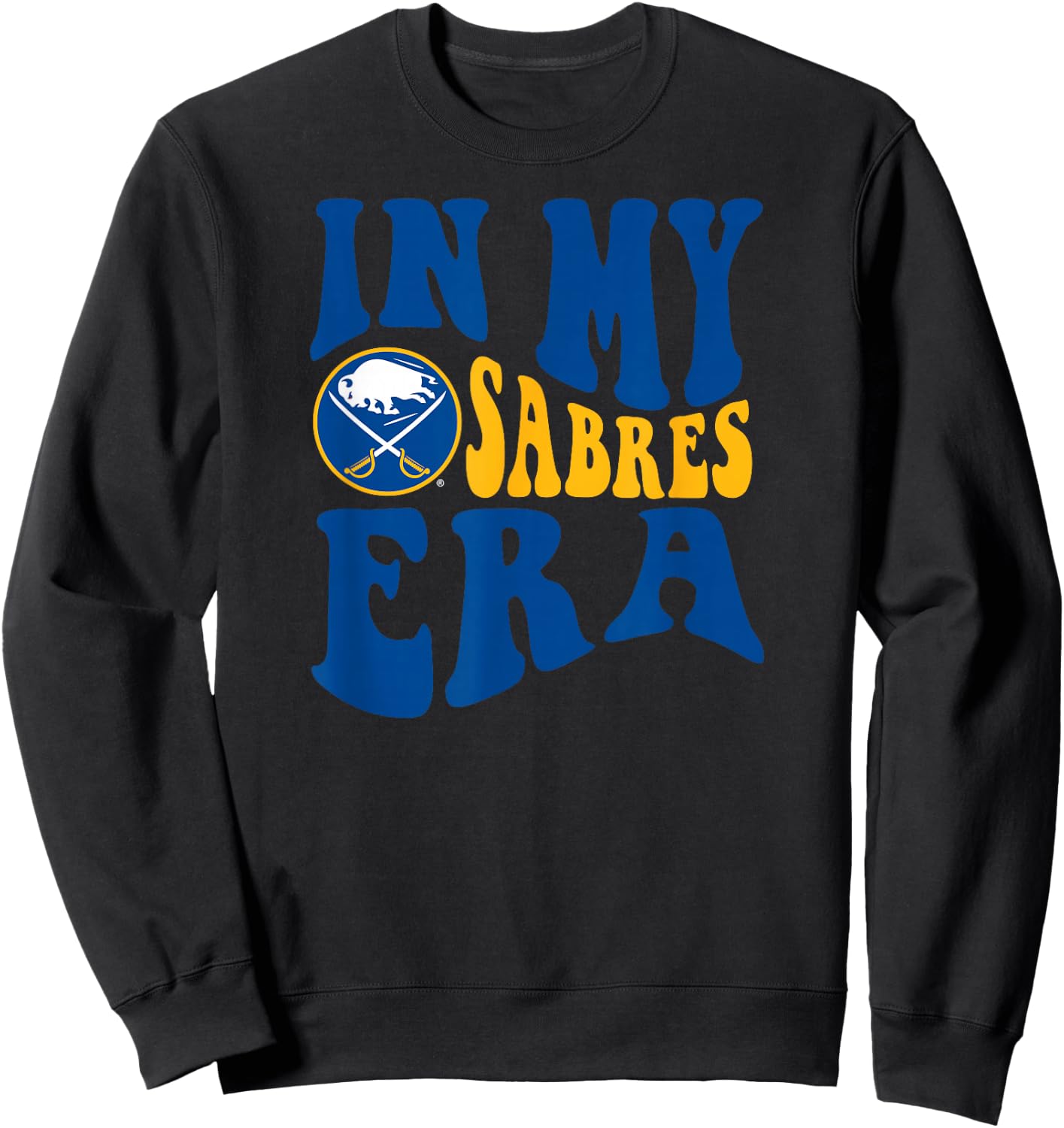 Buffalo Sabres Era Black NHL Officially Licensed Sweatshirt - Sweatshirt | Black