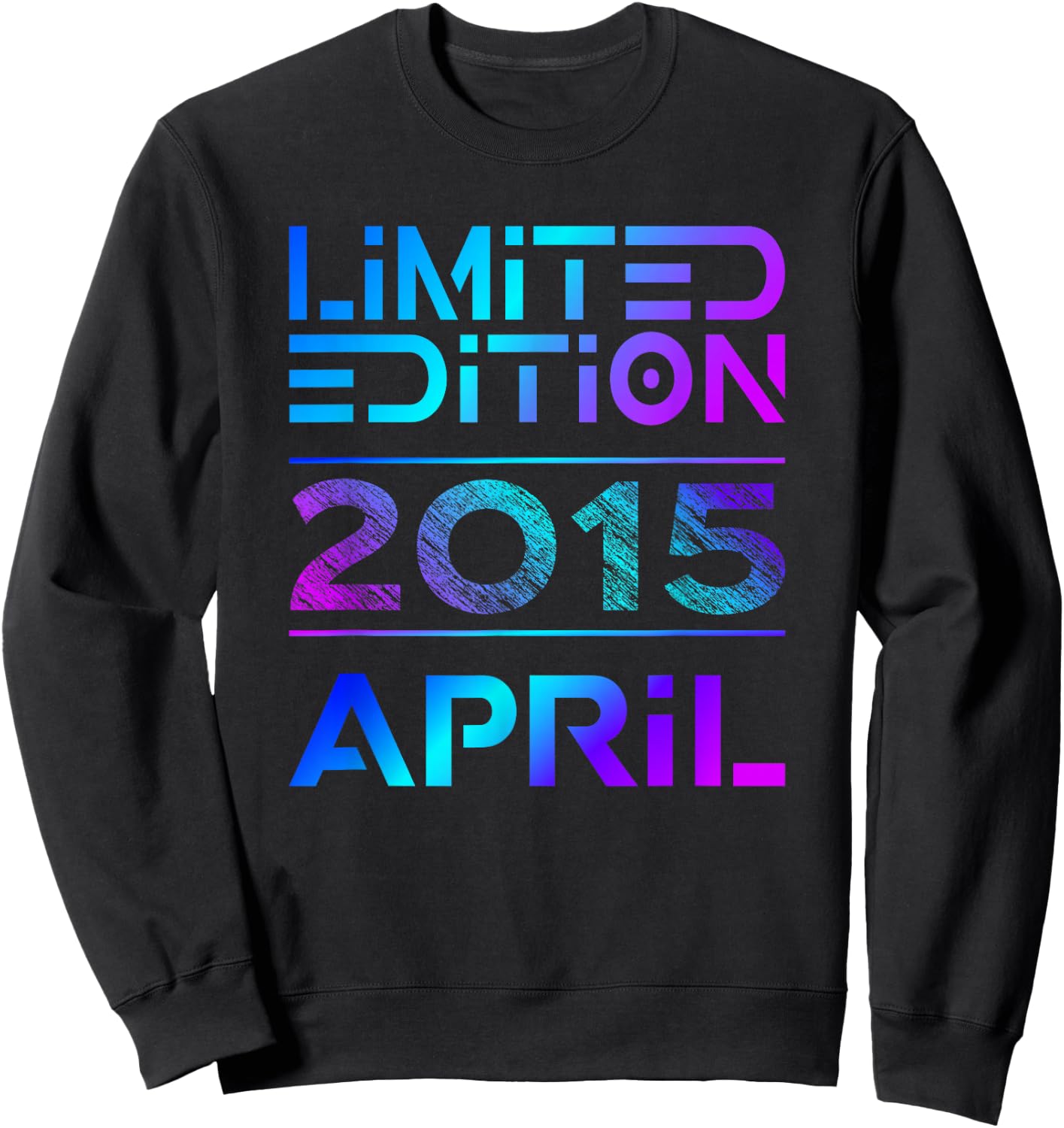 Limited Edition April 2015 Junge Mädchen 11. Geburtstag Sweatshirt - Sweatshirt | Black