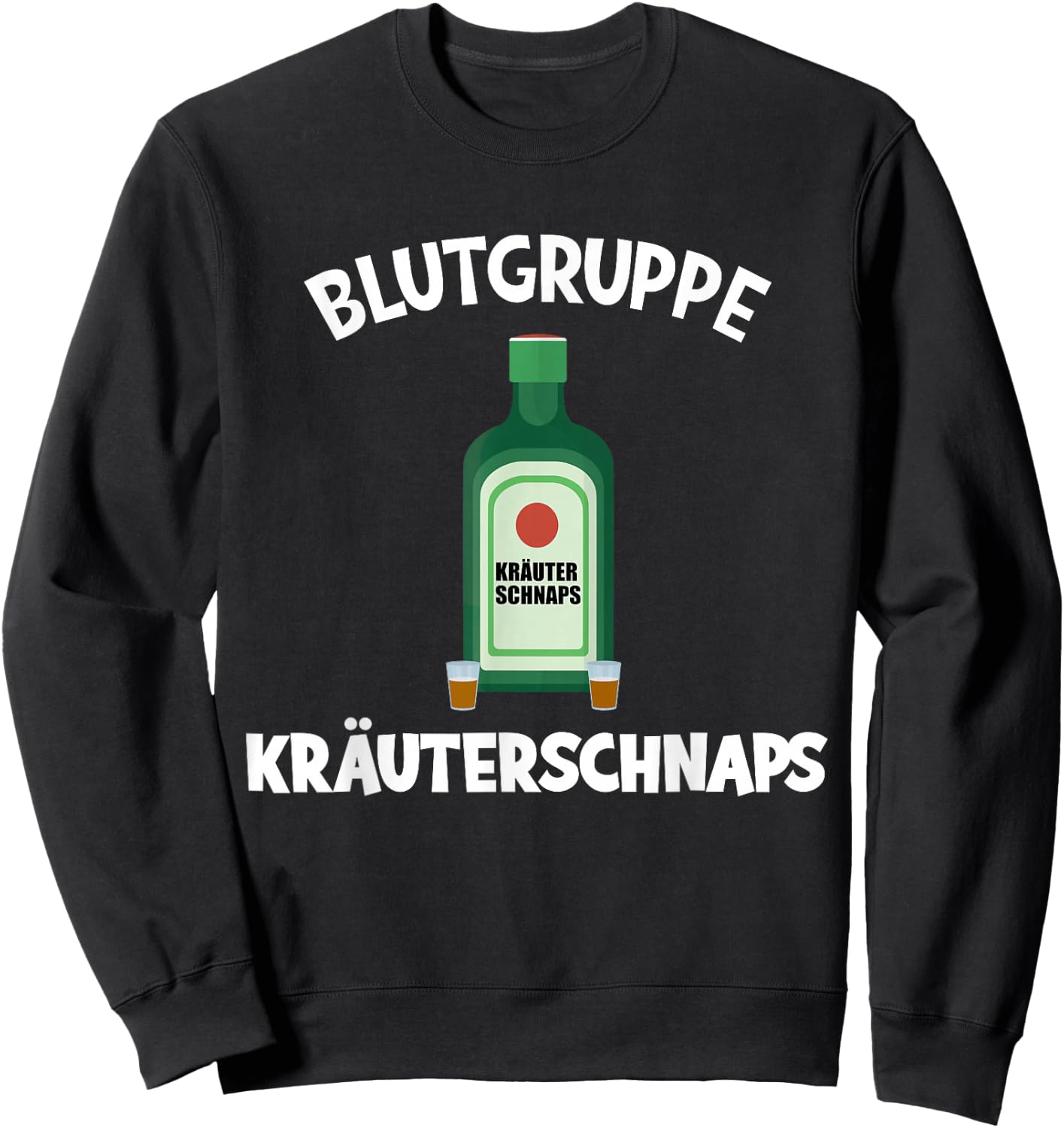 Blutrupp Herbal Schnapps , black Sweatshirt - Sweatshirt | Black