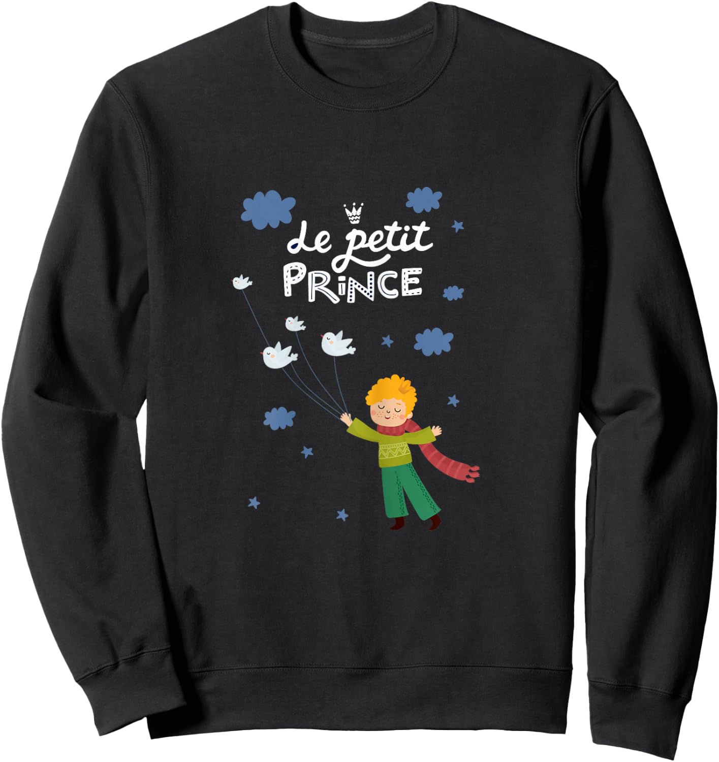 De petit un Prince Sweatshirt - Sweatshirt | Black