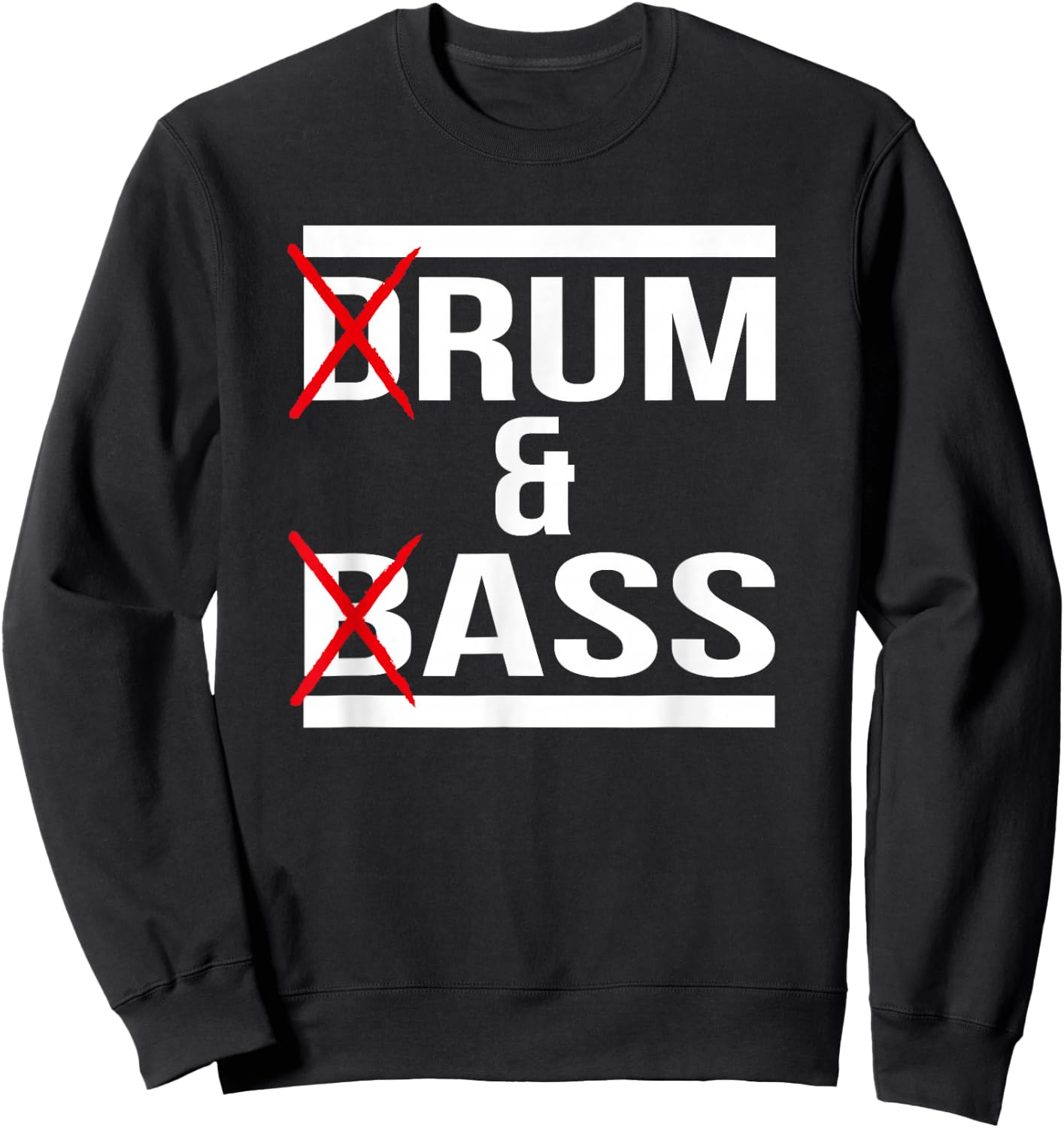 Drum and Bass Adult Black S Sweatshirt - Sweatshirt | Black