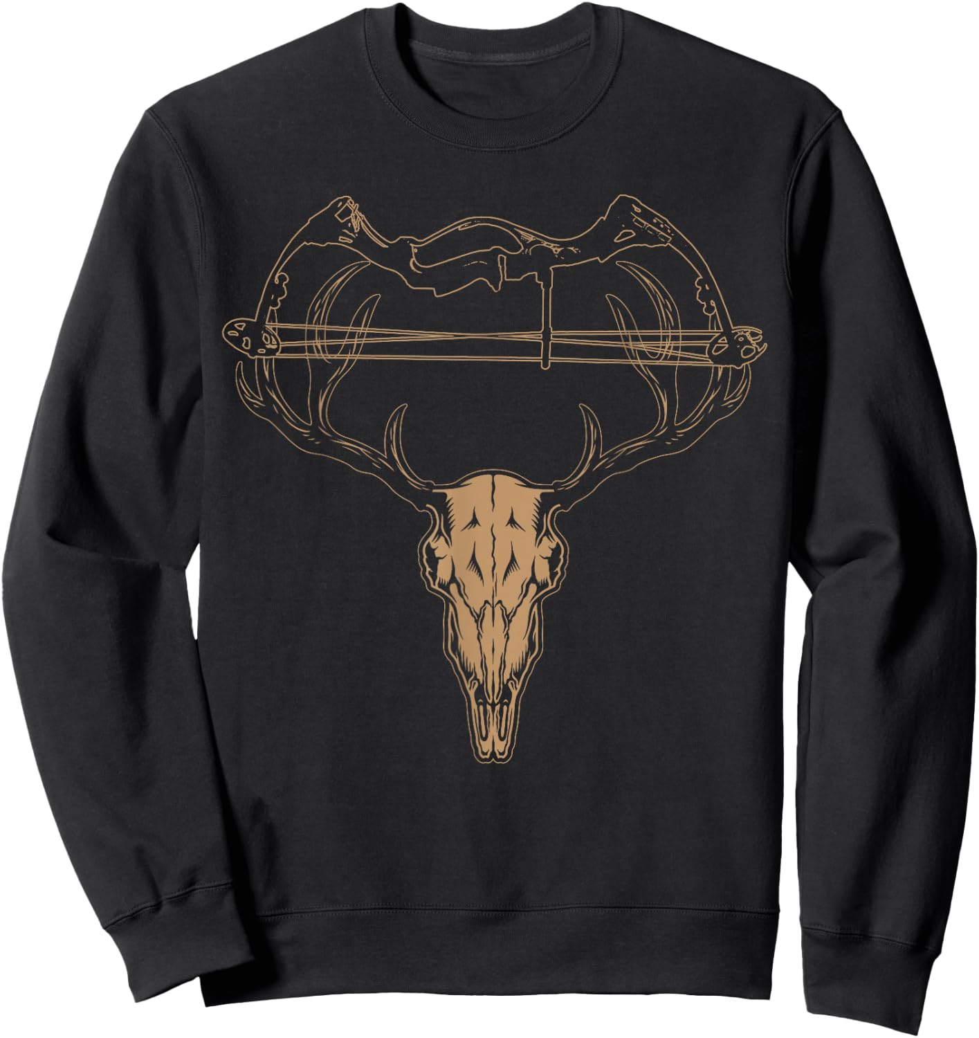 Deer Hunting Bow T Shirt , Shirt for Bow Hunters Sweatshirt - Sweatshirt | Black