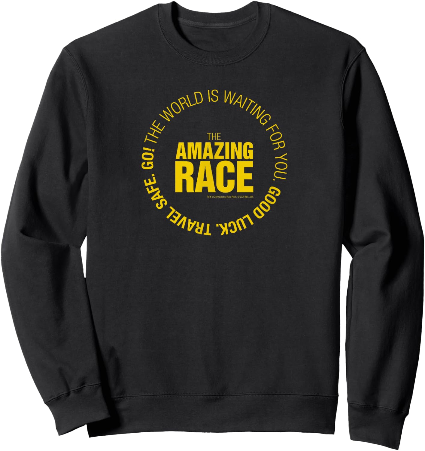The Amazing Race Yellow Starting Badge Sweatshirt - Sweatshirt | Black