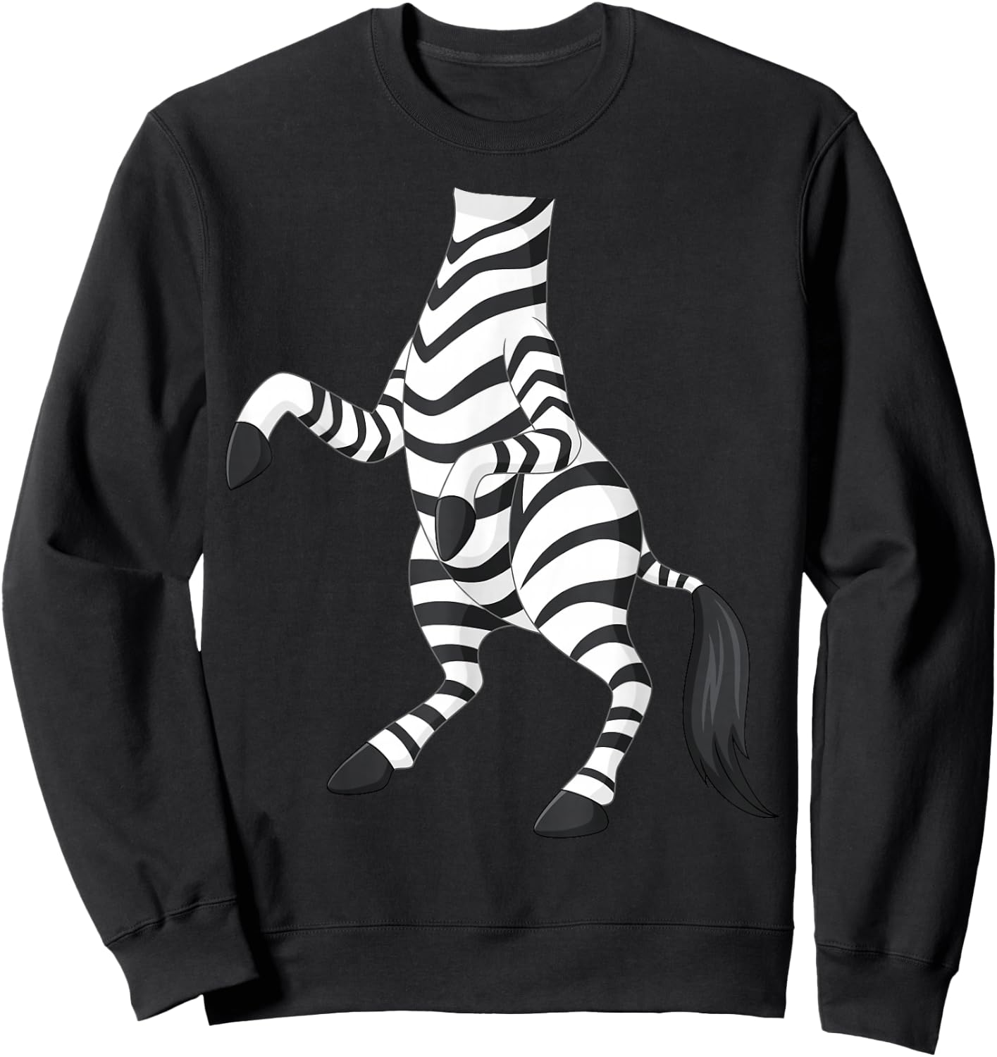 Zebra Zebra Costume Shirt , black Sweatshirt - Sweatshirt | Black