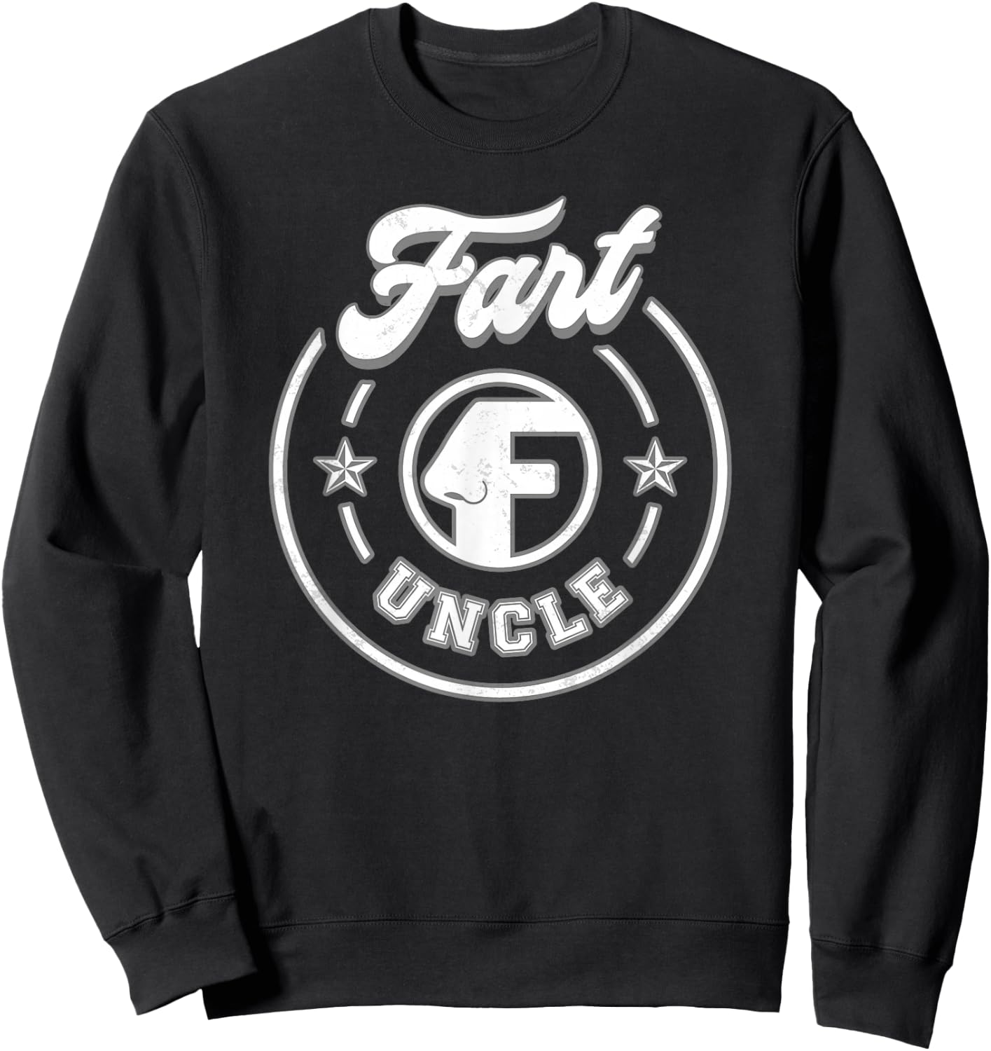 Uncle Fart Funny Sweatshirt - Sweatshirt | Black