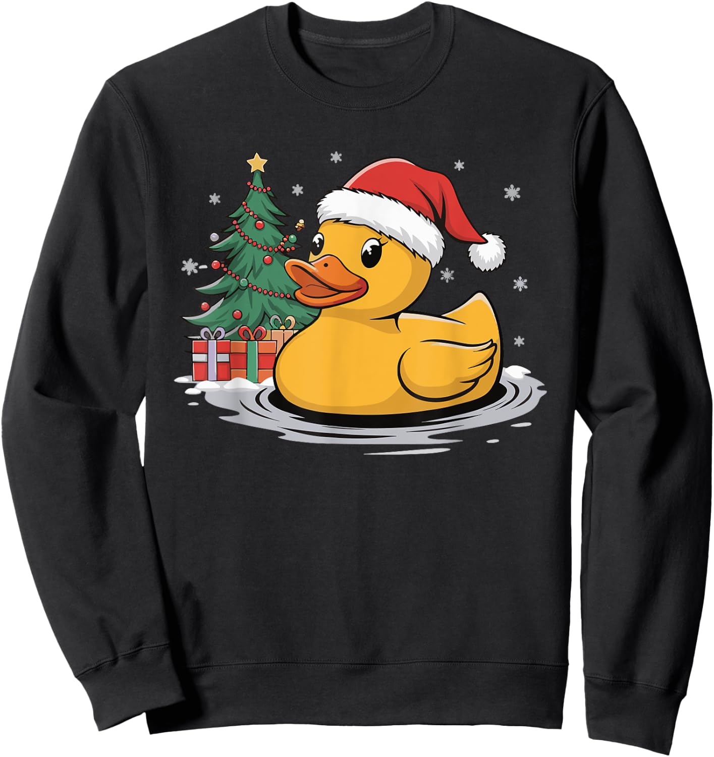 Rubber Duck Christmas Sweatshirt - Sweatshirt | Black