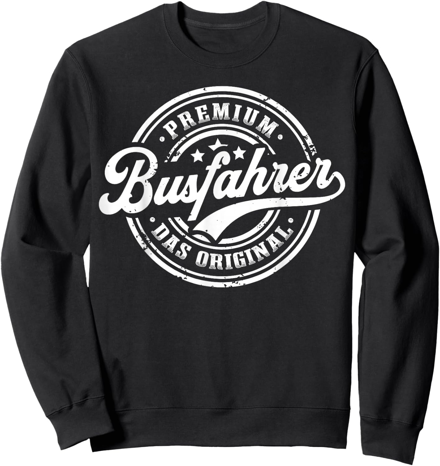 Bus Driver Original Line Bus Funny Bus Driver , black Sweatshirt - Sweatshirt | Black