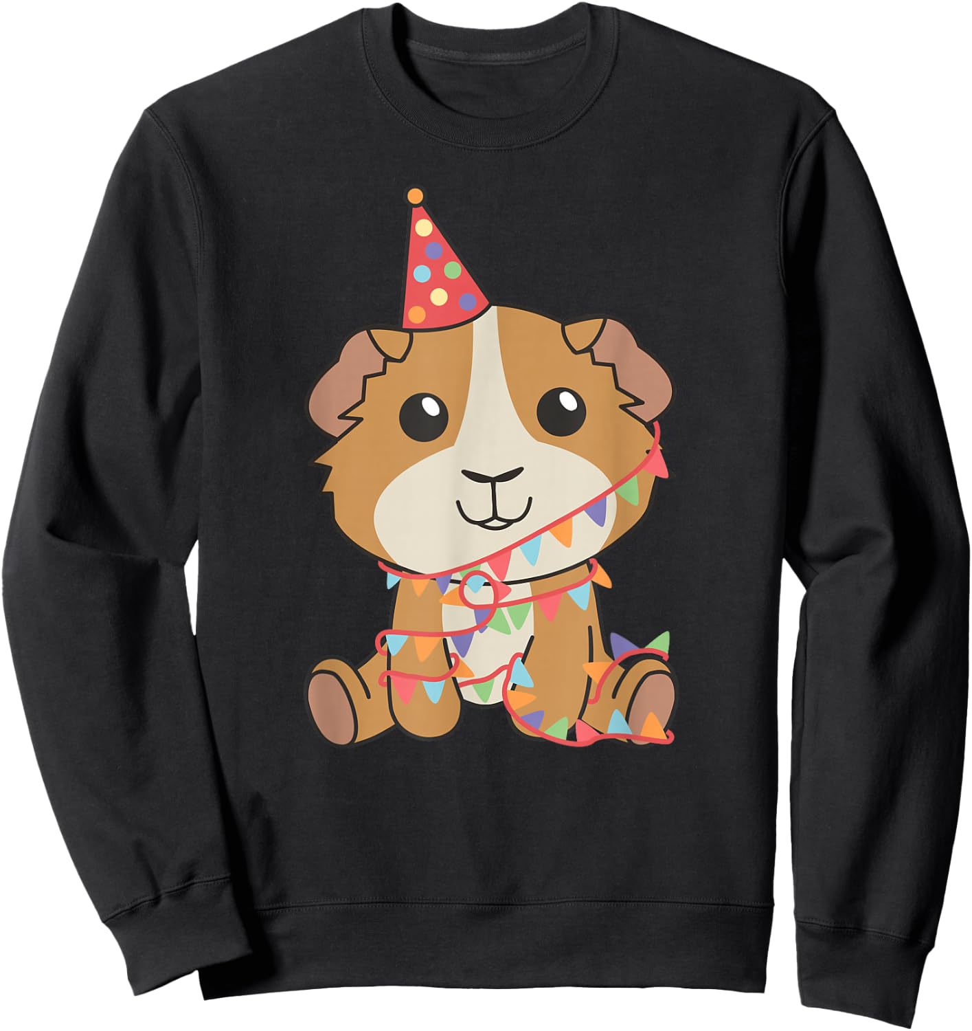Guinea Pig Birthday For Children A Birthday Sweatshirt - Sweatshirt | Black