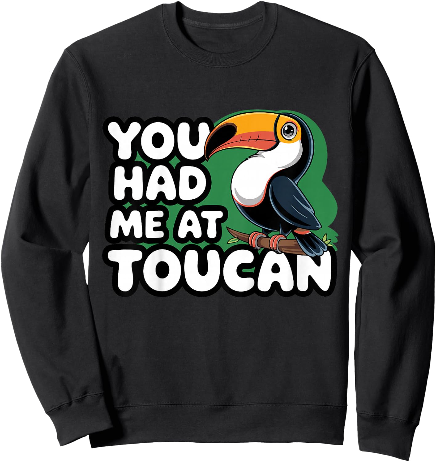 Kids Toucan Kids Sweatshirt - Sweatshirt | Black