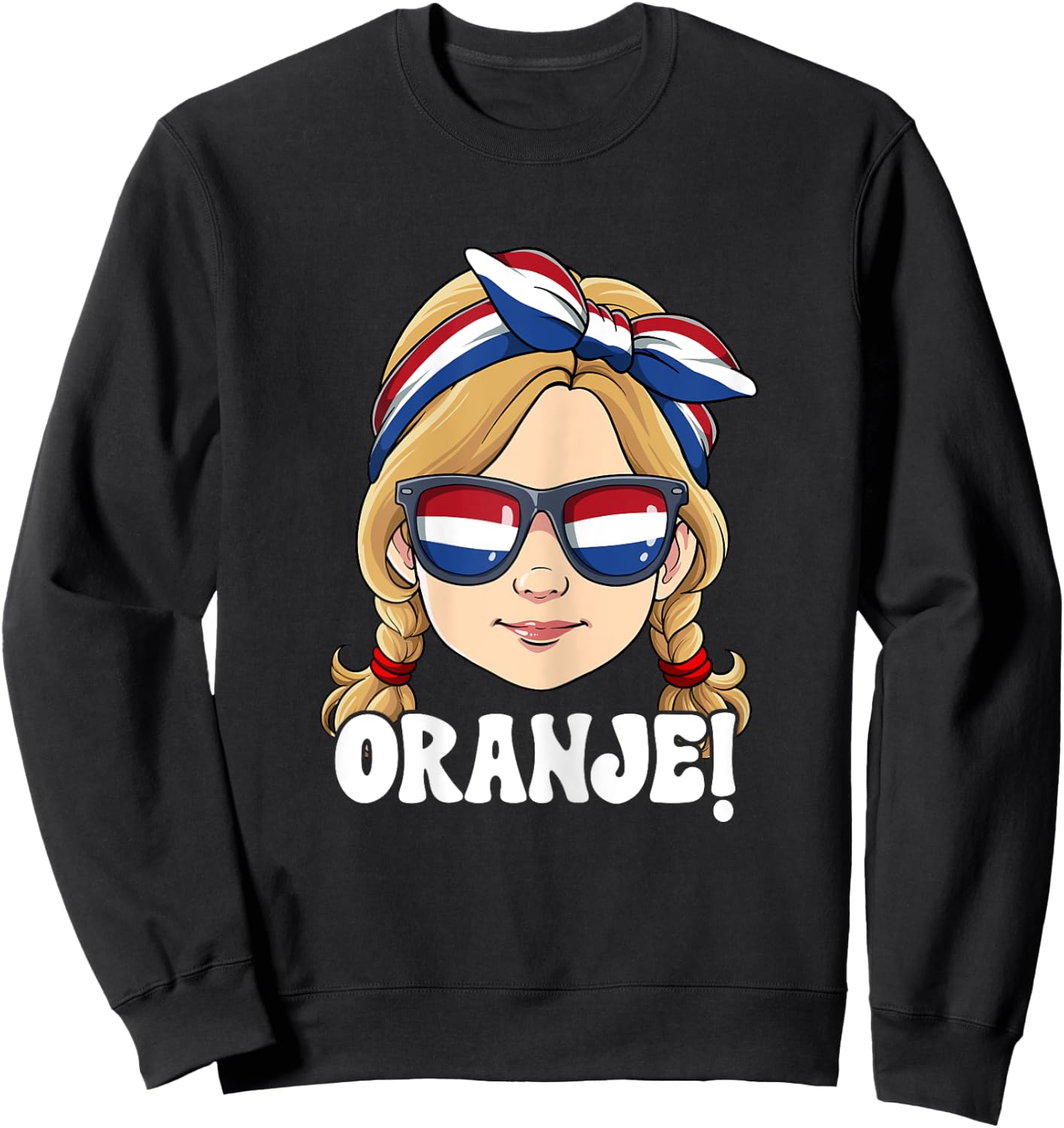 Holland Netherlands Orange , orange Sweatshirt - Sweatshirt | Black