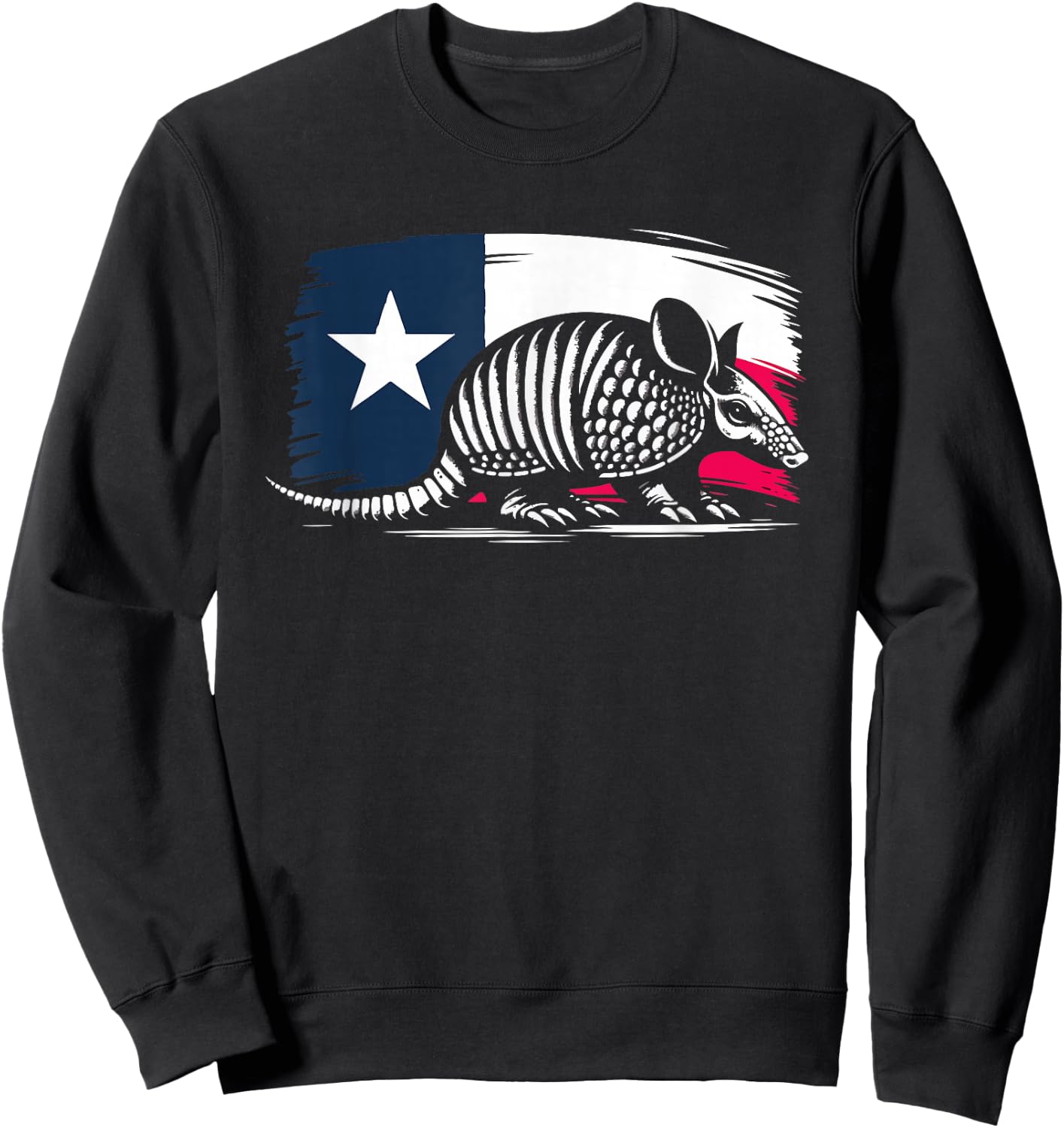 Texas Armadillo Western Country Armadillos Sweatshirt - Sweatshirt | Black