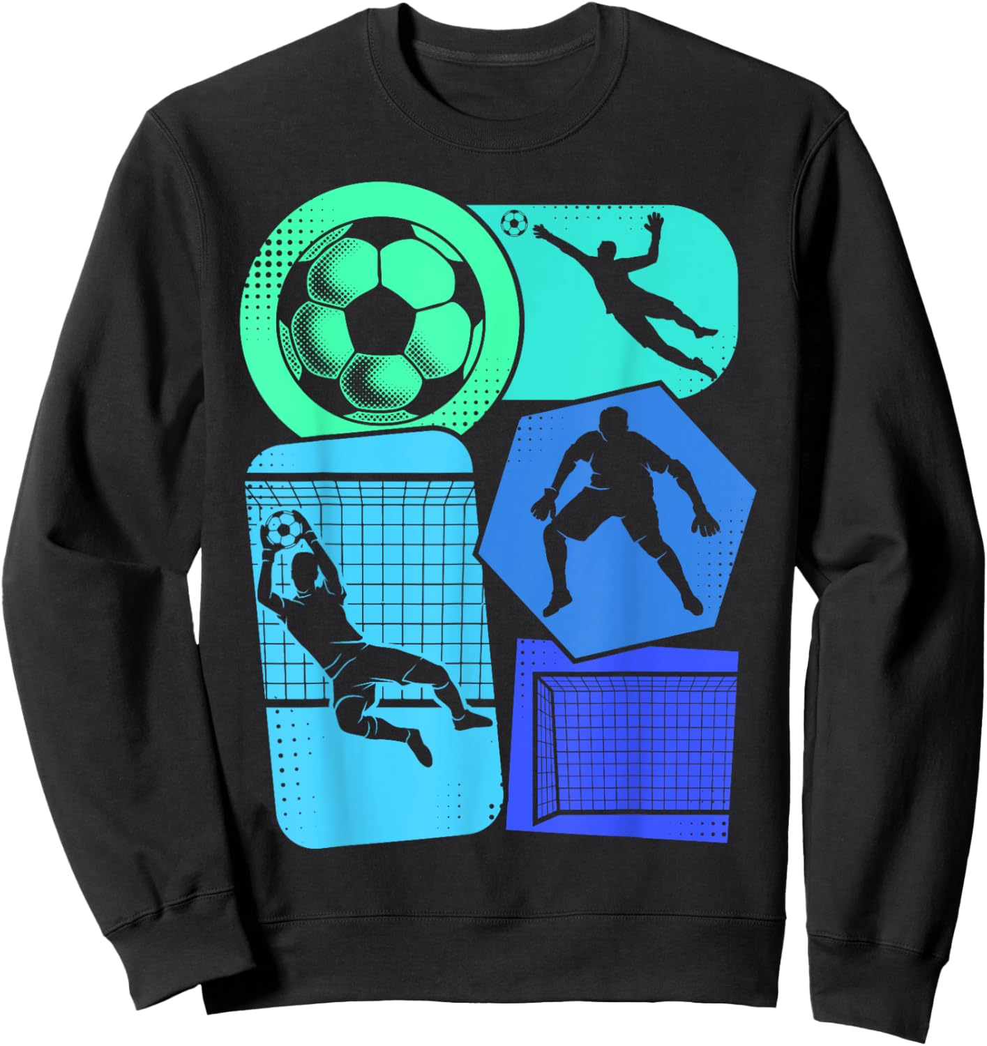 Football Goalkeeper Children's Sweatshirt - Sweatshirt | Black