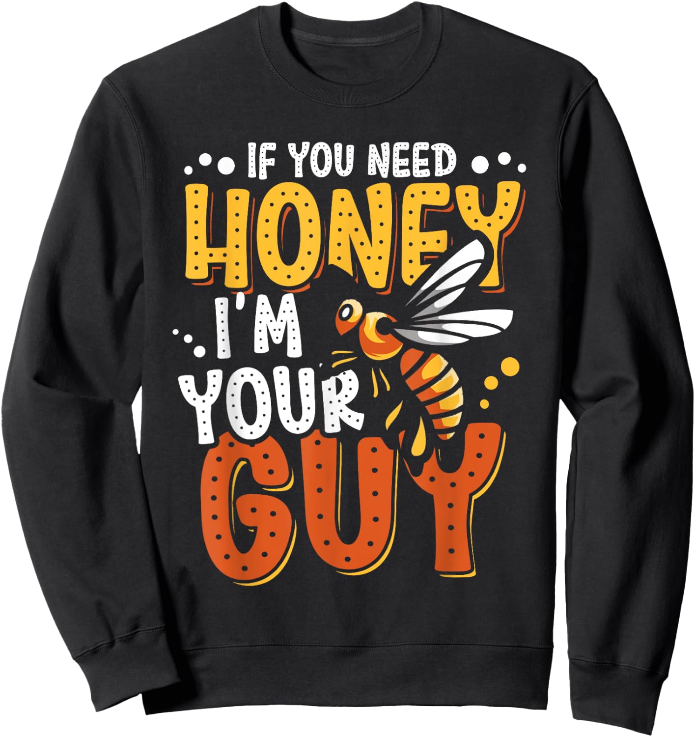 Funny Beekeeper Gifts Beehive Honey Farmer Bee Apiarists Sweatshirt - Sweatshirt | Black
