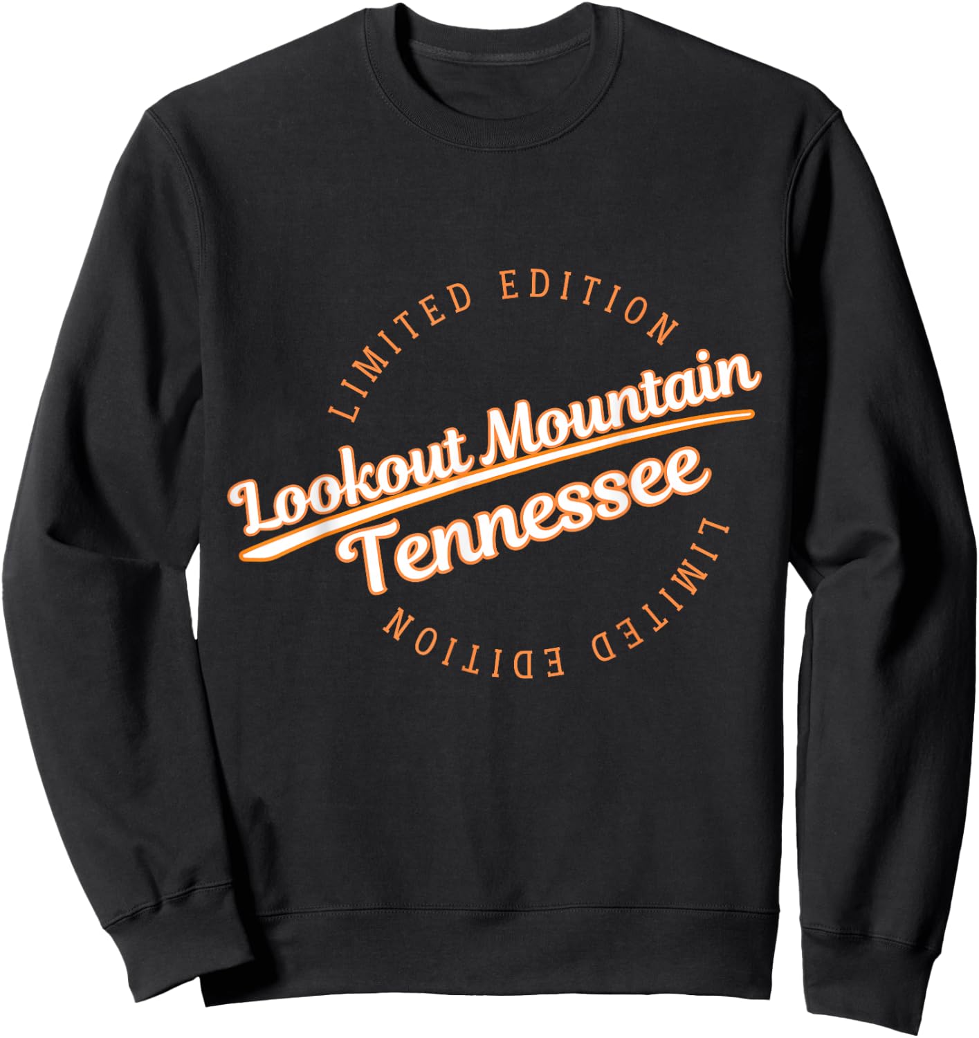 Retro Athletic Lookout Mountain TN Apparel Sweatshirt - Sweatshirt | Black