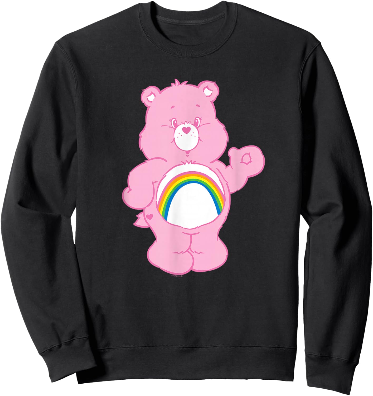 Care Bears Cheer Bear Cute Retro Cartoon Sweatshirt - Sweatshirt | Black