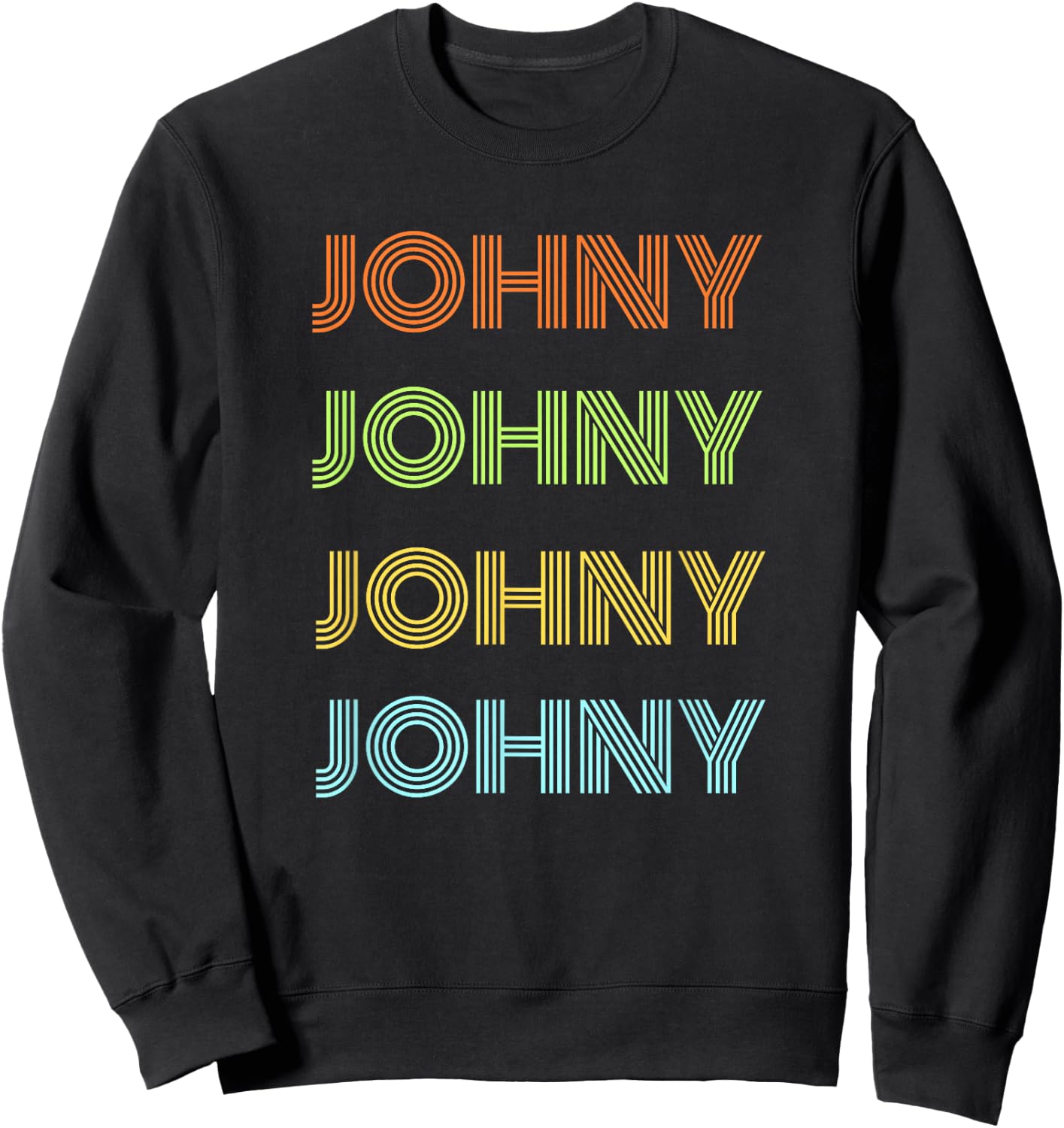 best Johnny of all time , Black, S Sweatshirt - Sweatshirt | Black