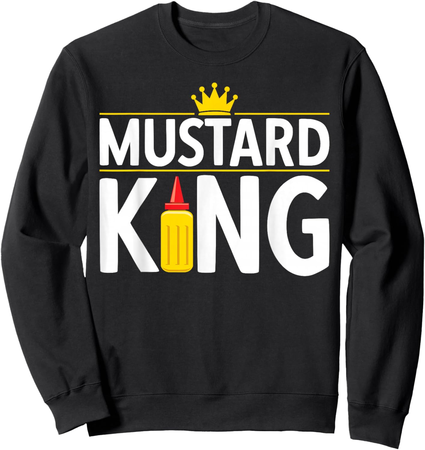 Mustard King Mustard Sweatshirt - Sweatshirt | Black