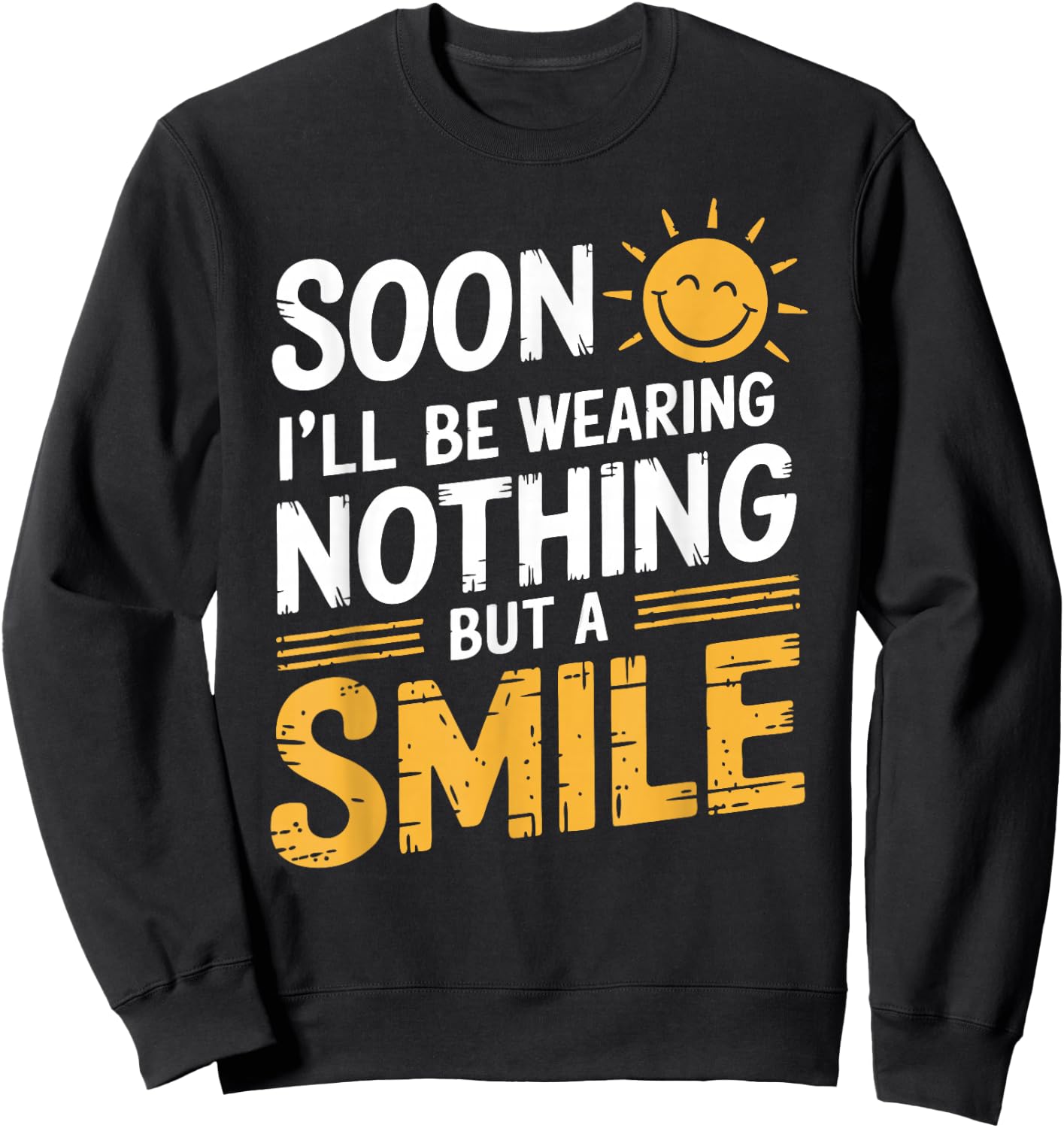 Nudist Nudism Naked Nudist Camp Naturist Sweatshirt - Sweatshirt | Black