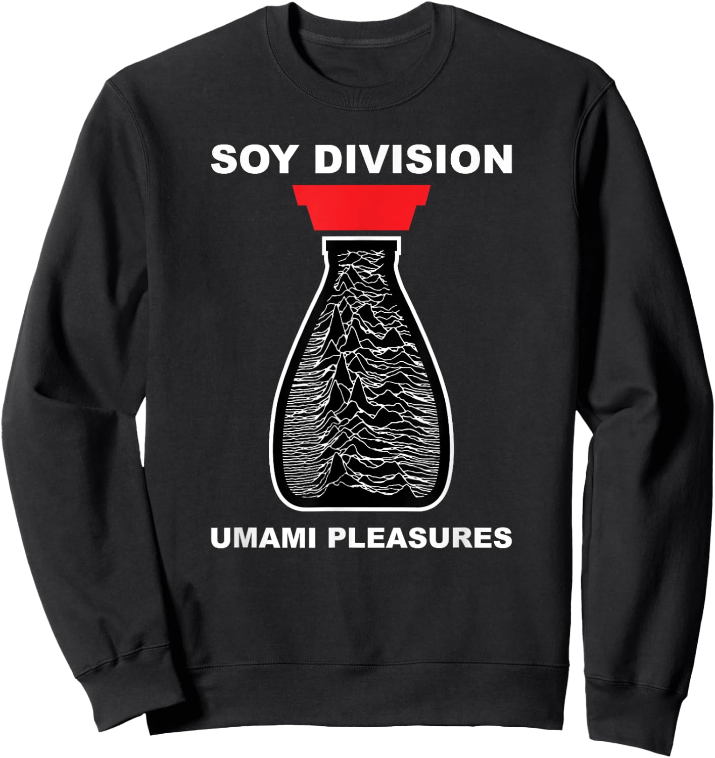 Soy Division food pun Apparel Sweatshirt - Sweatshirt | Black