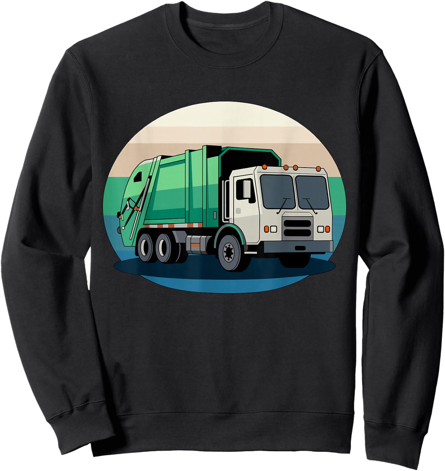 Garbage Truck Sweatshirt - Sweatshirt | Black