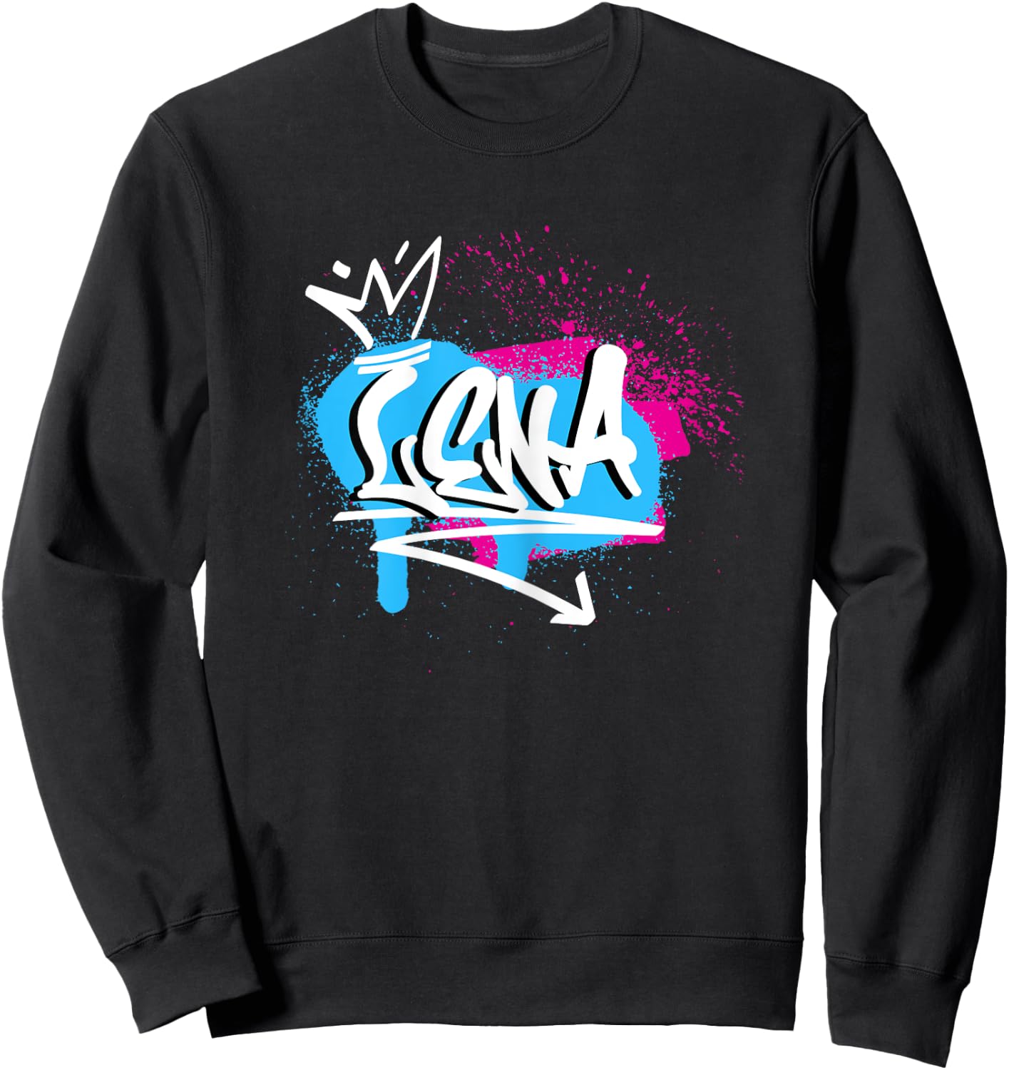 Funny Funny Gift for Lena , Black, Female X-Small Sweatshirt - Sweatshirt | Black