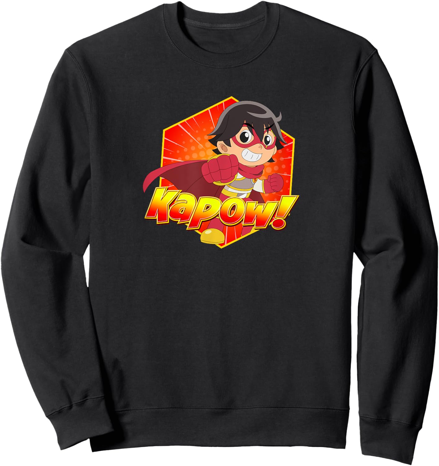 Ryan's World the Movie Kapow Sweatshirt - Sweatshirt | Black