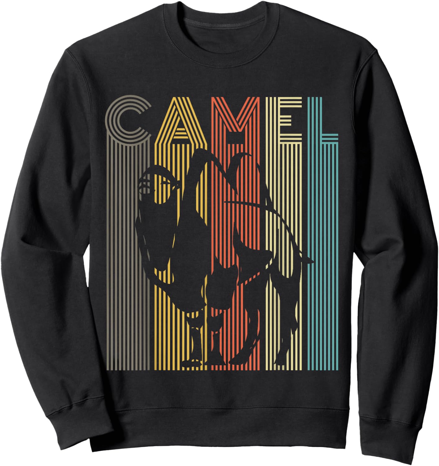 Vintage Camel Retro Camel Shirt Women Men Children , black Sweatshirt - Sweatshirt | Black