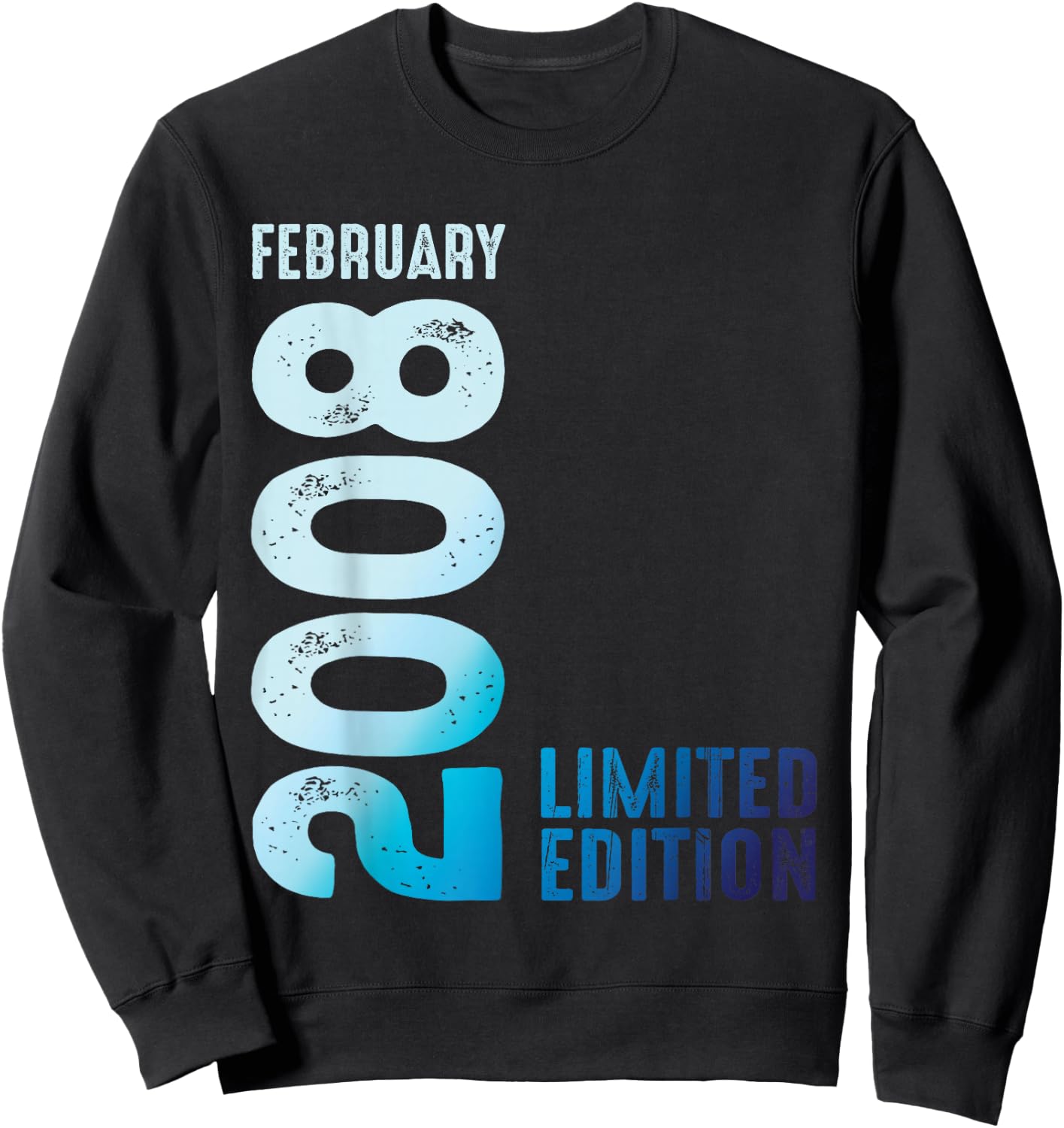 Limited Edition 2008 February 2008 Sweatshirt - Sweatshirt | Black