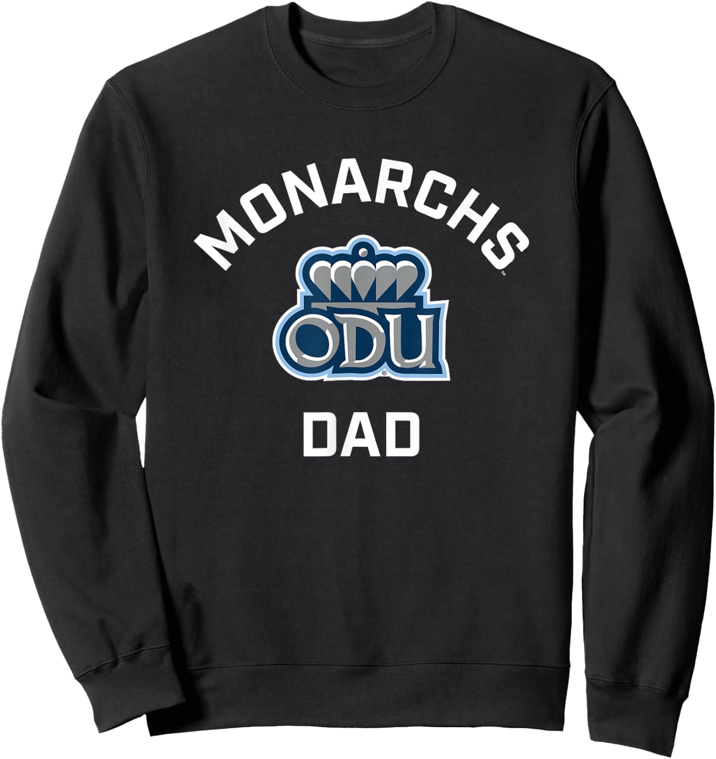 Old Dominion University ODU Monarchs Arched Dad Sweatshirt - Sweatshirt | Black