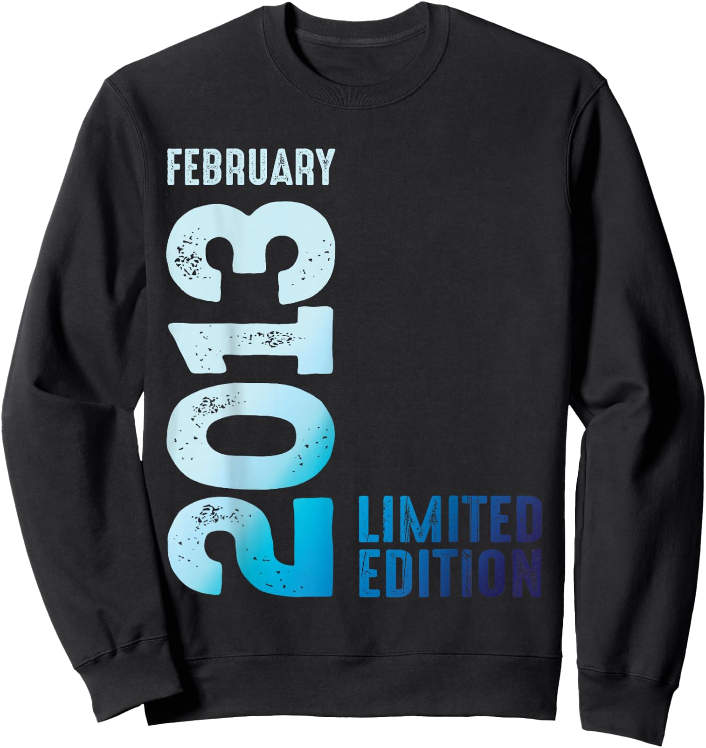 Limited Edition 2013 February 2013 , Black, S Sweatshirt - Sweatshirt | Black