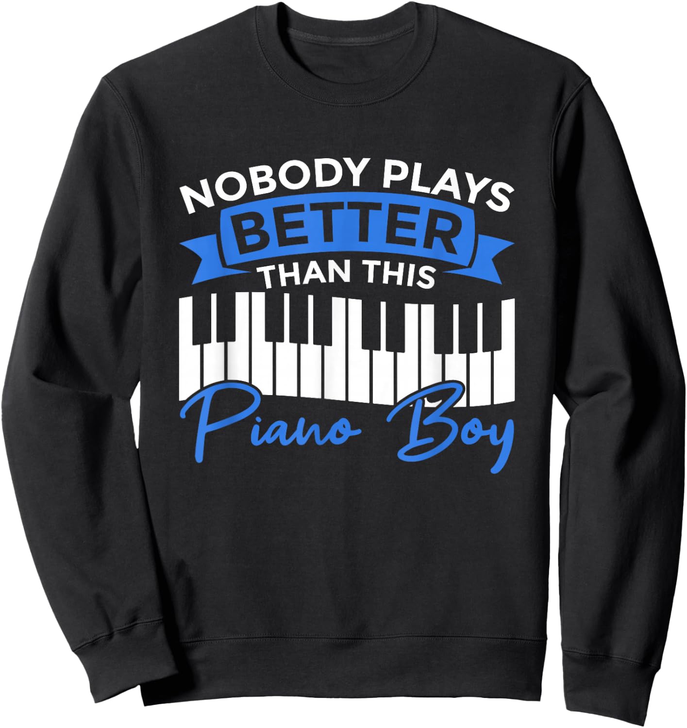 Klavier Junge Sweatshirt - Sweatshirt | Black