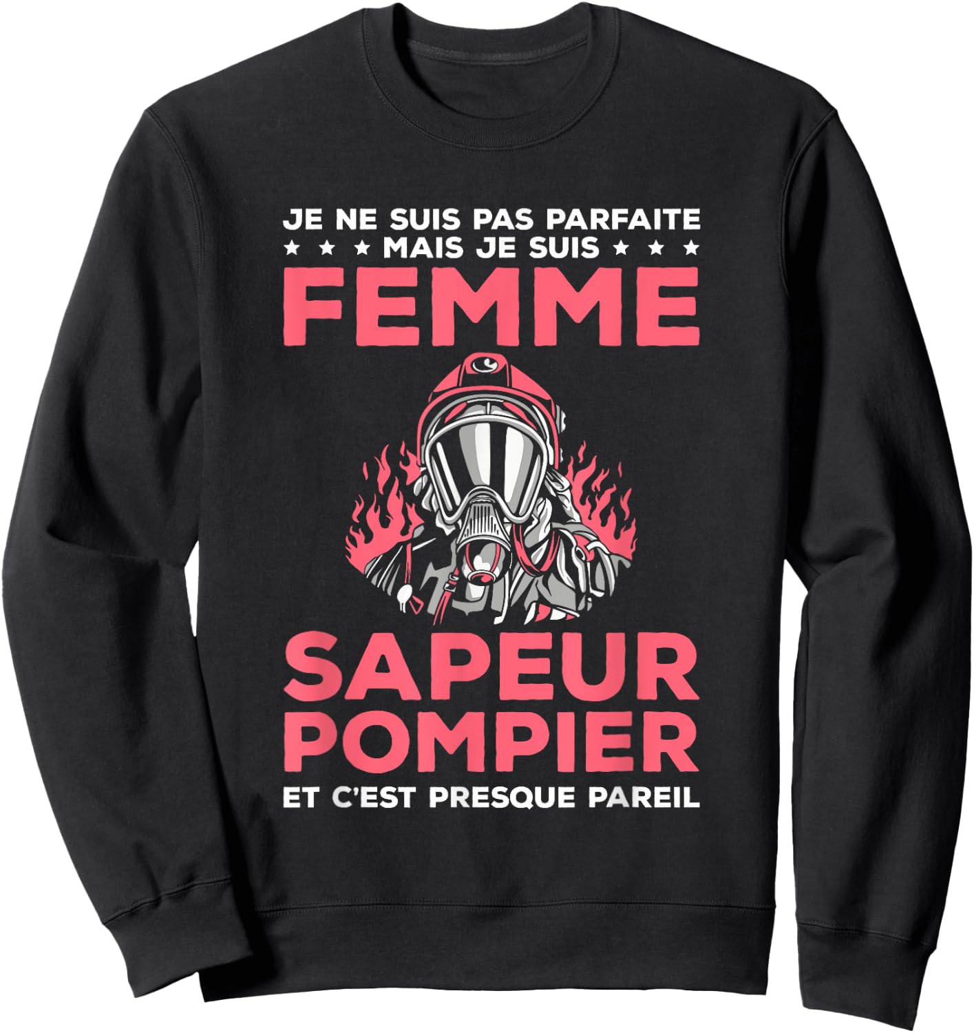 Fireman And , Black, S Sweatshirt - Sweatshirt | Black