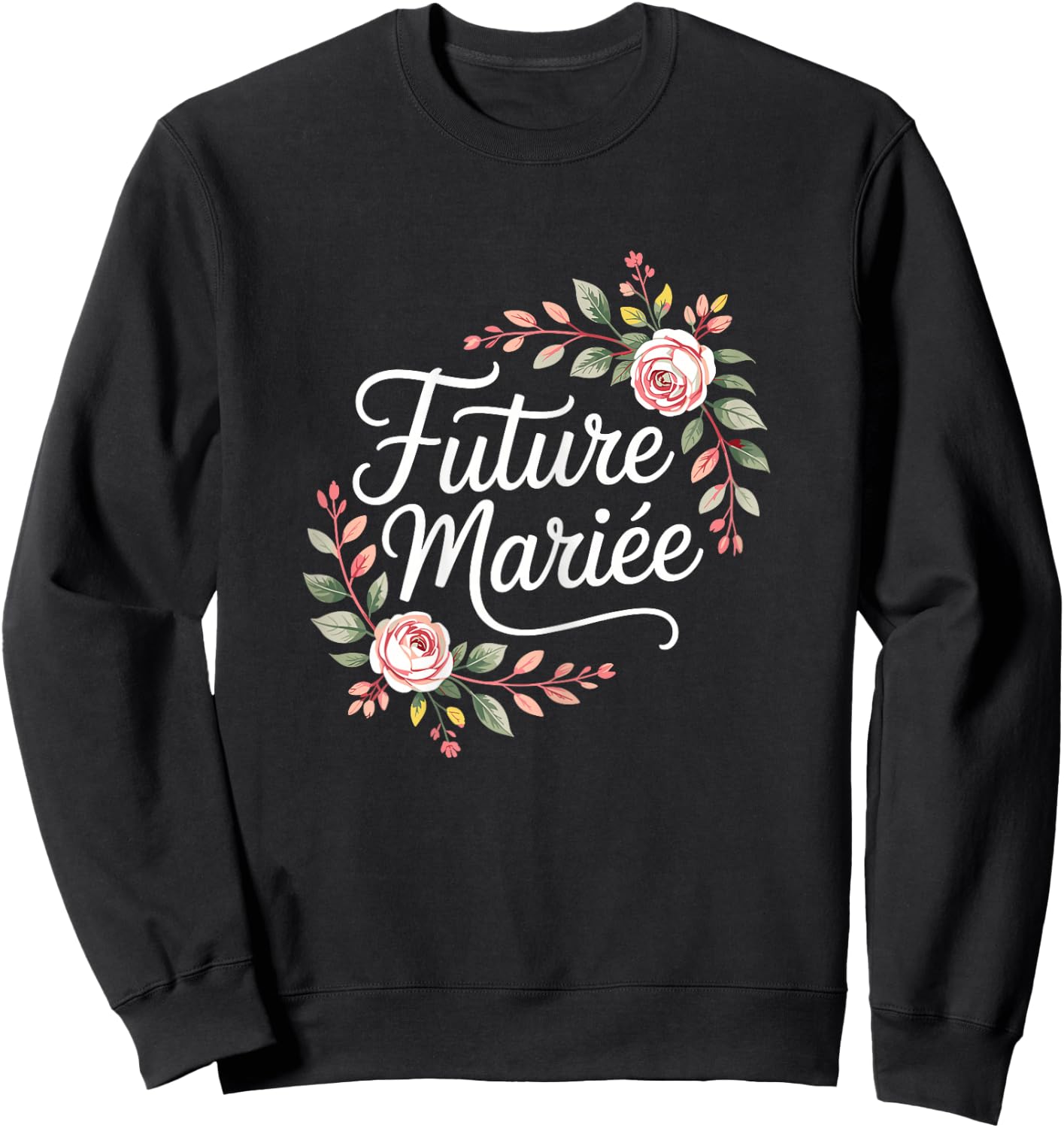 Bientôt Mariage Bride EVJF Team Future Mariée Femme Sweatshirt - Sweatshirt | Black