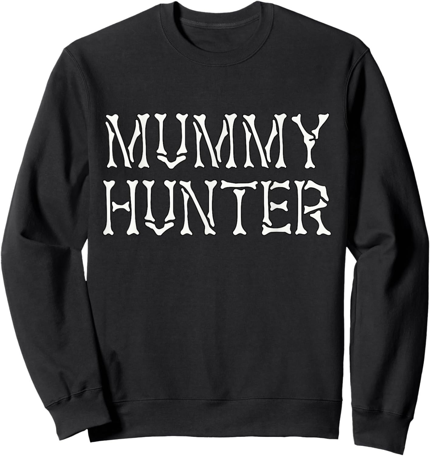 Mummy Hunter Halloween Costume for Man and Woman Sweatshirt - Sweatshirt | Black