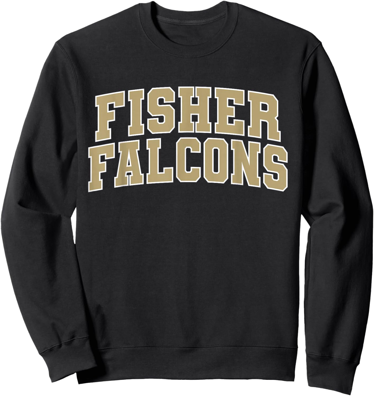 Fisher College Falcons Apparel Sports Fan Sweatshirt - Sweatshirt | Black