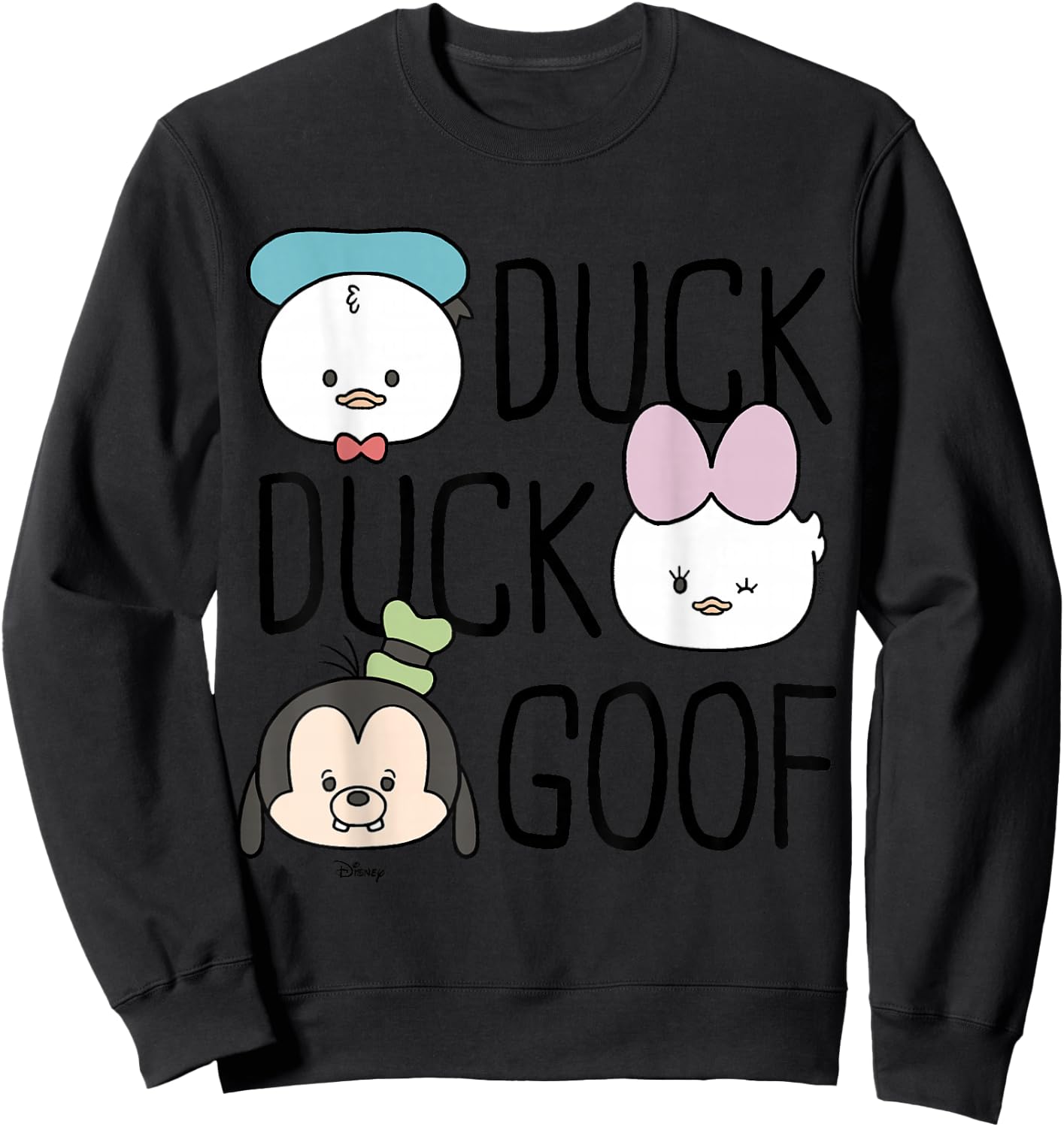 Donald Duck Daisy Duck Goofy Duck Duck Goof Sweatshirt - Sweatshirt | Black